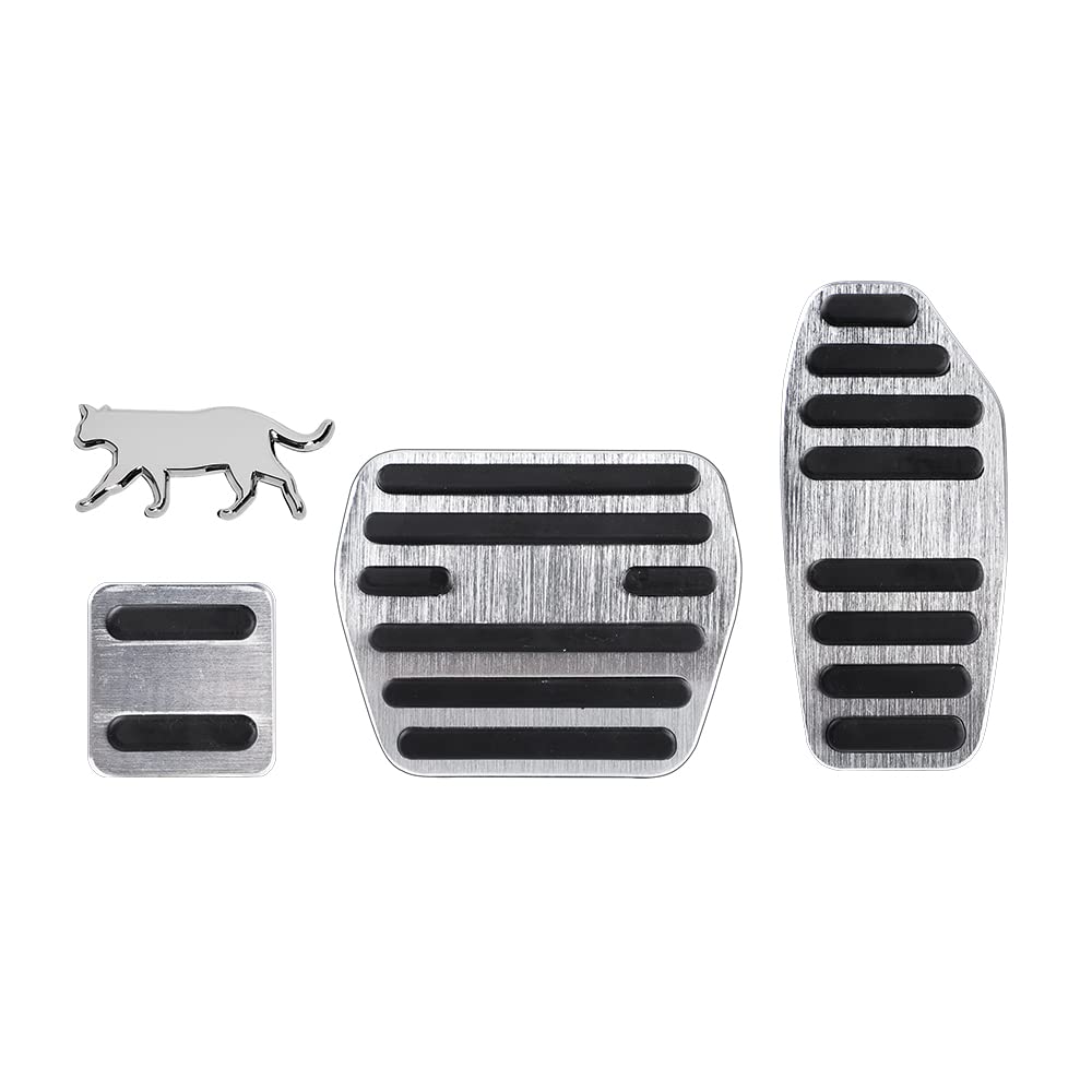 【送料無料】MAZERO ペダル 日産 新型 セレナ C27系 エクストレイル T32系 ルークス B40系 三菱 eKスペース eKクロススペース eKクロス eKワゴン B30系 専用 ペダルカバー 内装 カスタム パーツ アルミペダル アクセサリー 工具不要 滑り止め 3点セット 説明書付き シル