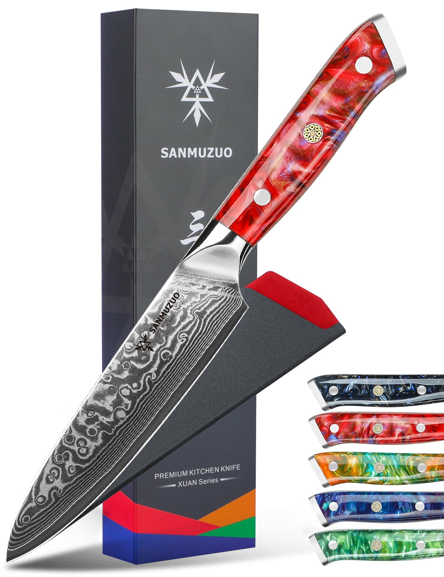 【送料無料】SANMUZUO 5 Inch Kitchen Utility Knife - Xuan ...