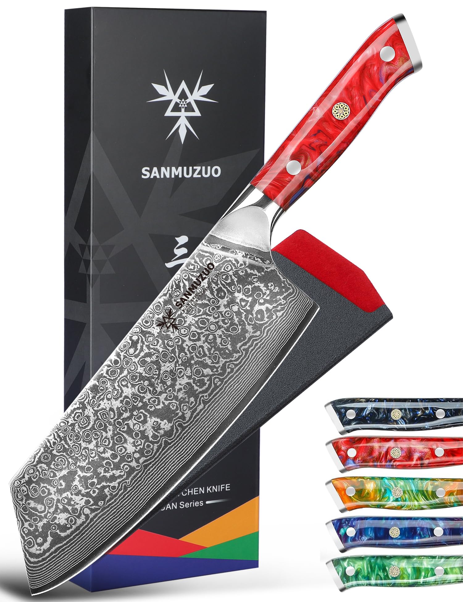 【送料無料】SANMUZUO Chinese Chef Knife - 7