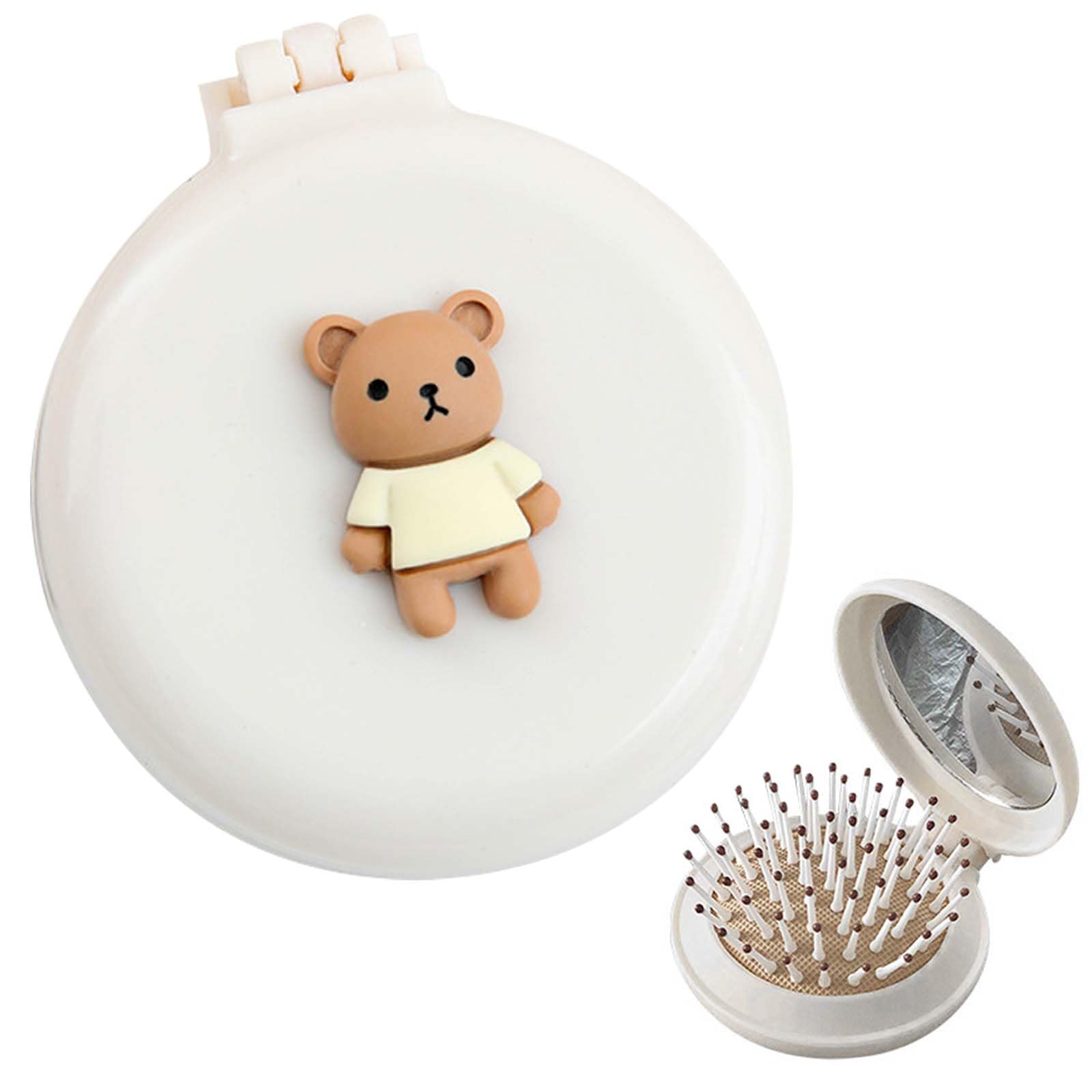 【送料無料】PAVIKE折りたたみくし 可愛い コーム 折畳み 折りたたみ 携帯ミラーコーム 折りた ...