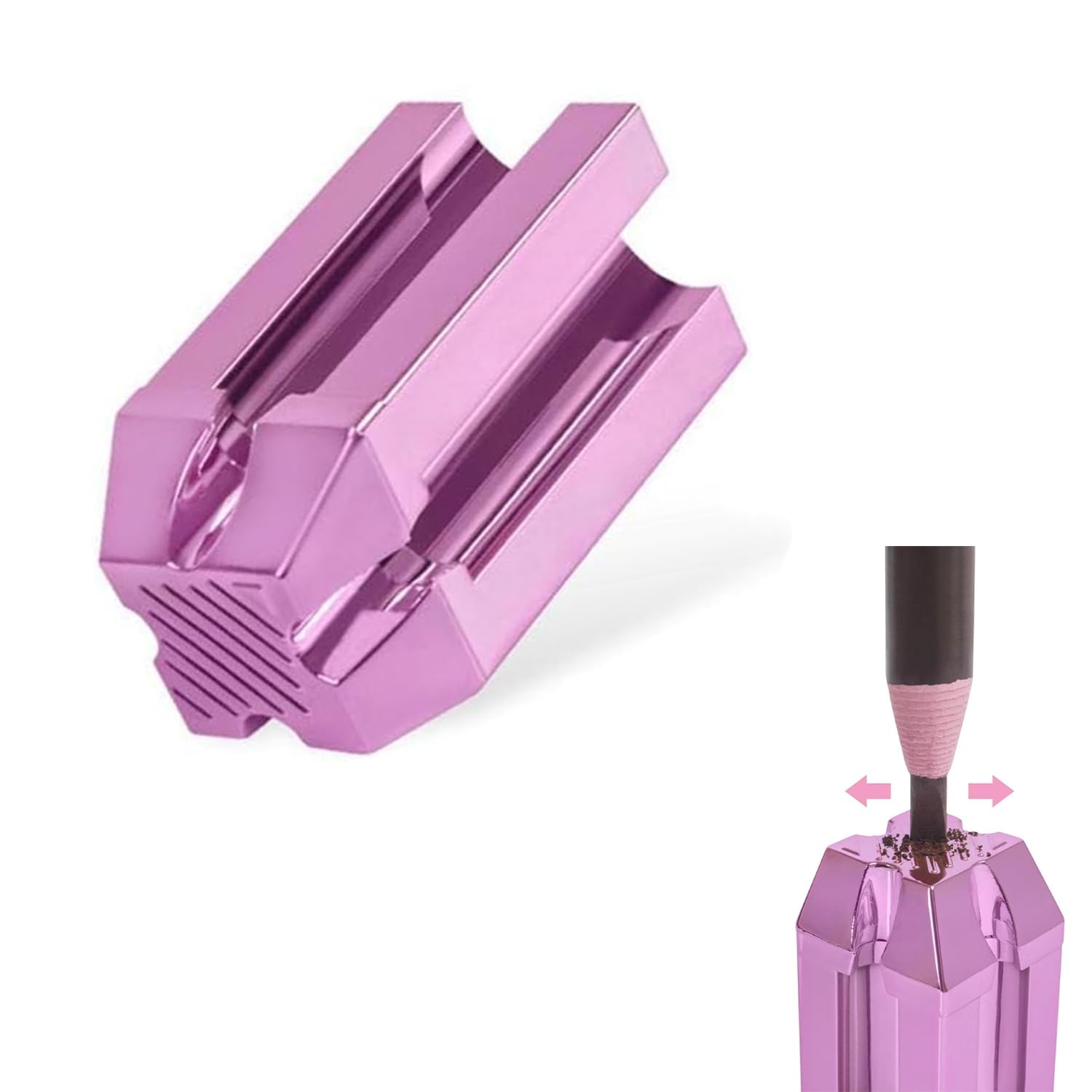 【送料無料】PAVIKEアイライナー削り器 4 in 1アイブロウペンシルシャープナー 眉毛鉛筆削り カモノハ..