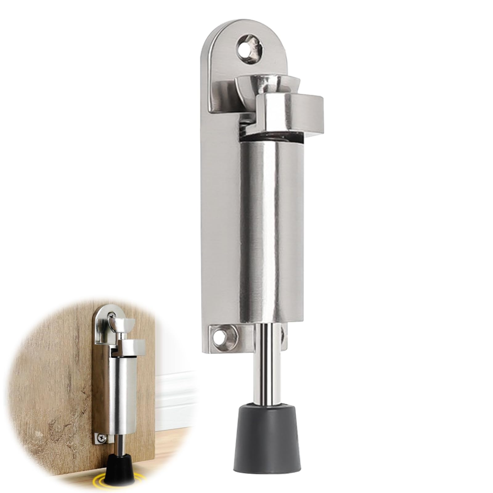 【送料無料】PAVIKE足踏み式ドアストッパー 室内 ドアホルダー ゴム製 ドア止め 防犯 子供 ド ...