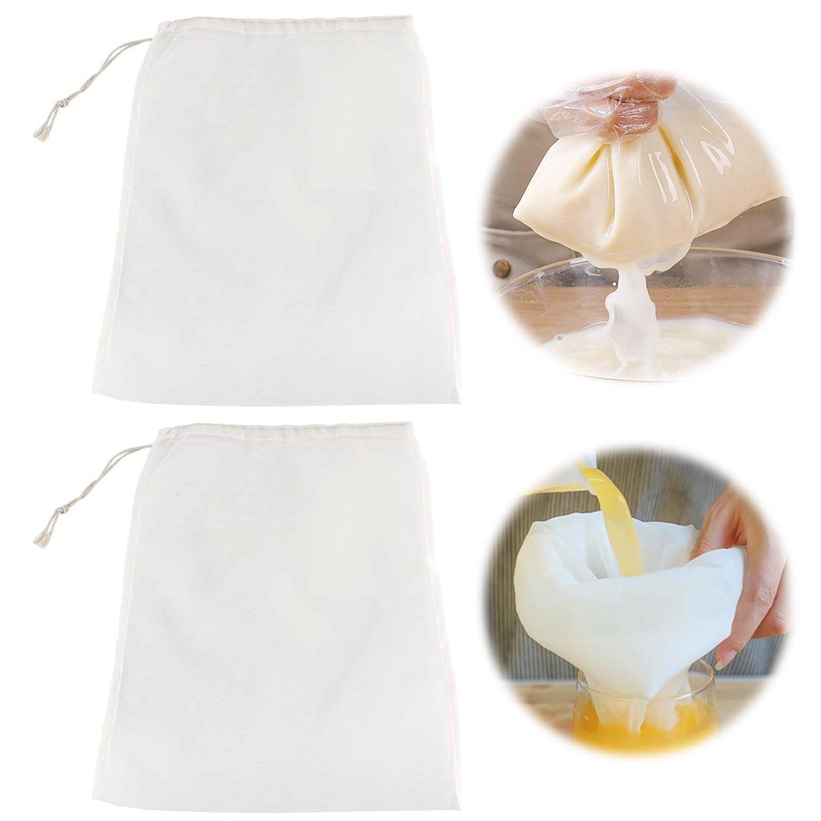 【送料無料】PAVIKE 濾過ネット こし袋 2枚 20*30cm 目開100 フィルターバッグ 調理用メッシュバッグ ..