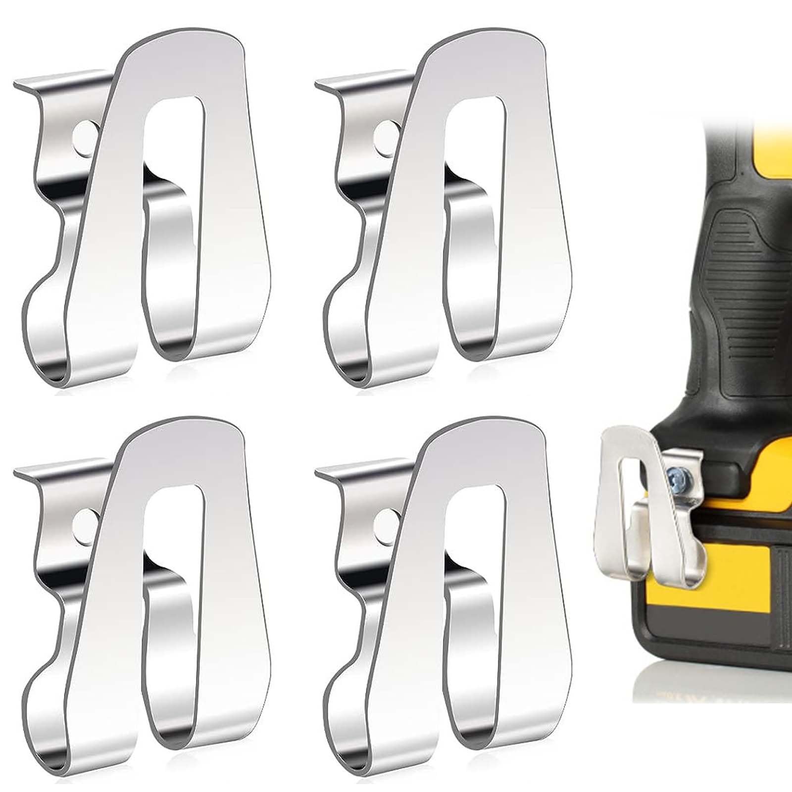 【送料無料】PAVIKEドリルベルトクリップフック【4個セット 】電動ドリルフック 合金鋼ドライバーベル..