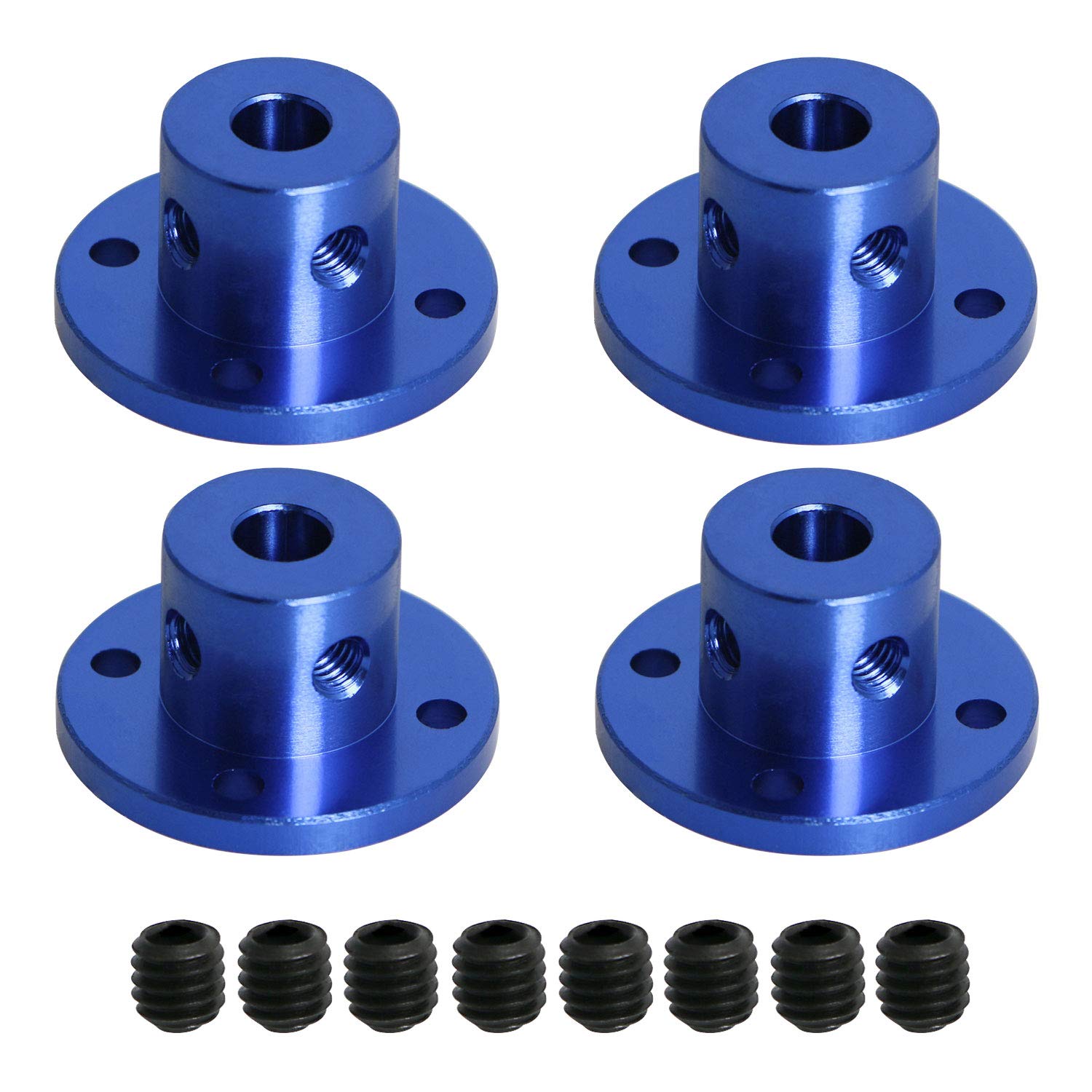 【送料無料】Aopinリジッドフランジカップリング6mmインナーシャフト（3Dプリンター用）、長さ15mm / 0..