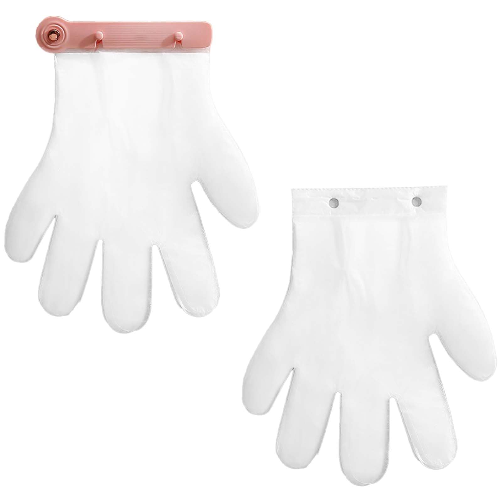 【送料無料】[PAVIKE] 使い捨て手袋クリップ壁掛け 使い捨て手袋 200枚付き 使い切り手袋 プラスチック..