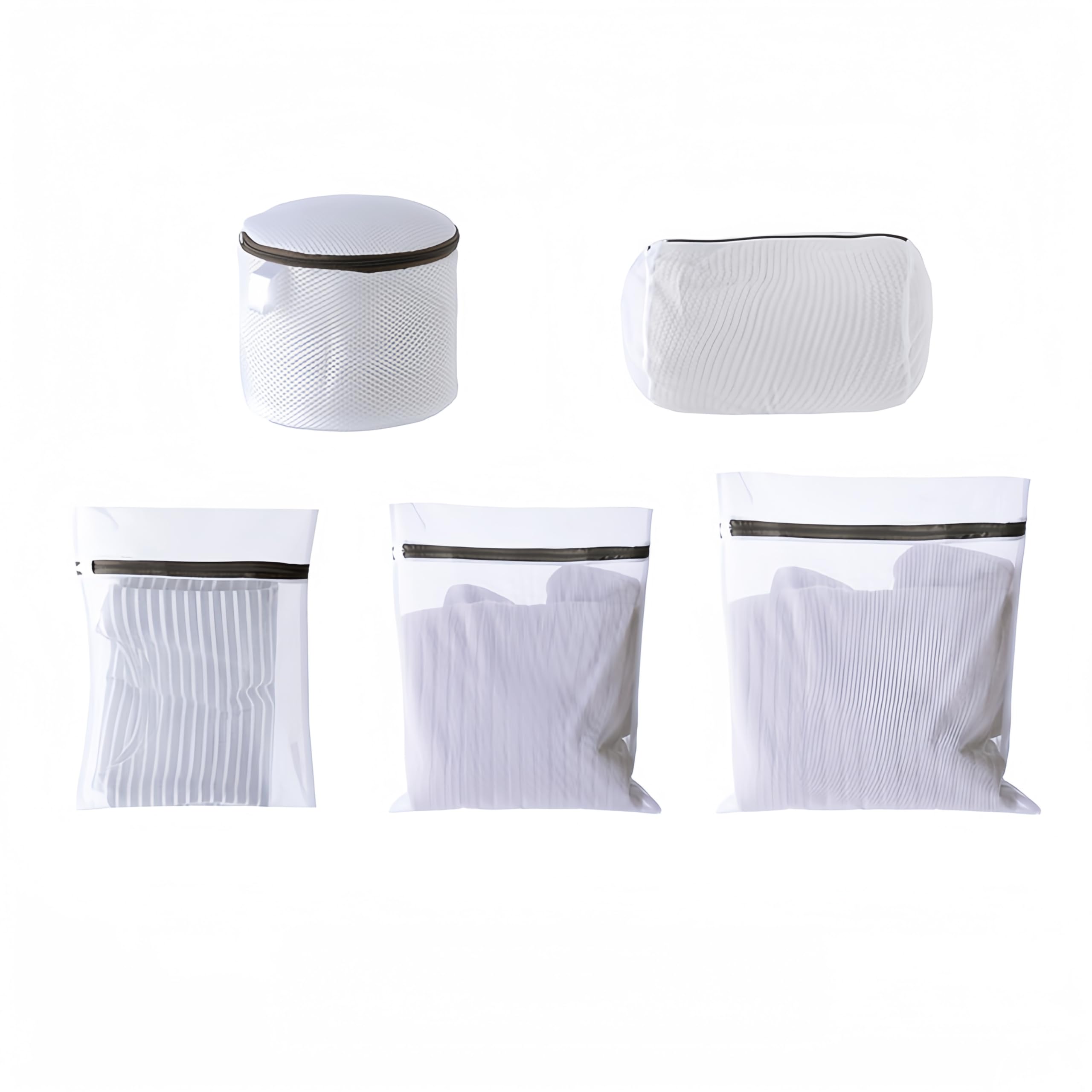 【送料無料】Jiayichengju 洗濯ネット (5個セット) 洗濯ネットバッグ 正方形の粗かいメッシュメッシュは丈夫で耐久性があり コート、セーター、Tシャ...