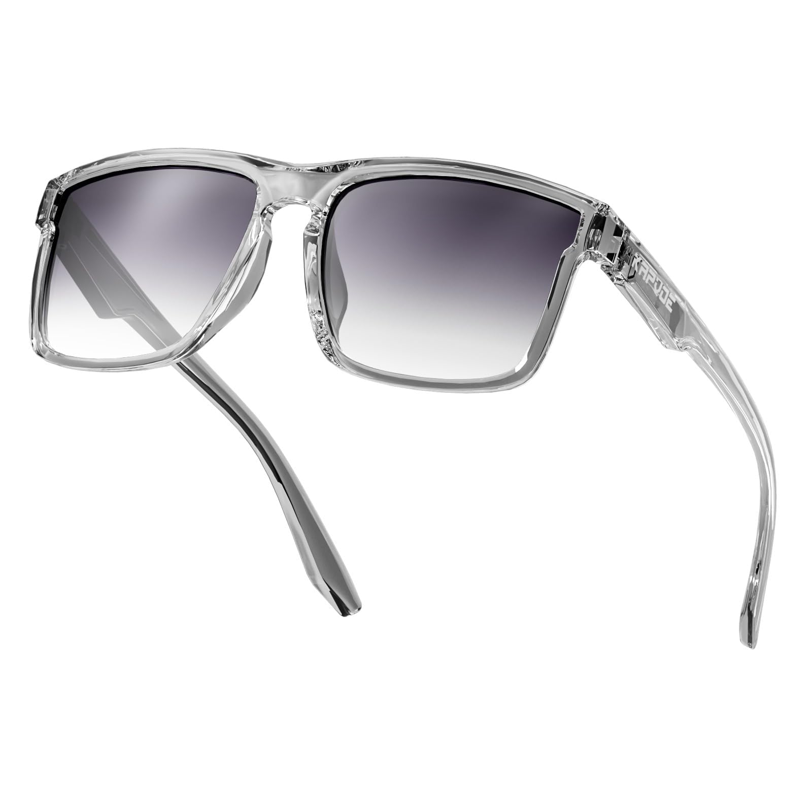 【送料無料】KAPVOE サングラス 偏光サングラス 男女兼用 UV400保護 運転 釣り サングラス ビーチ (とうめい)