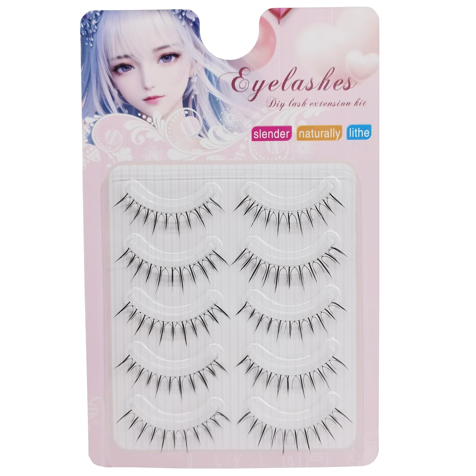 【送料無料】Bodermincerつけまつげ ナチュラル上まつげ 3D A4 人気 手作り 女優まつ ...