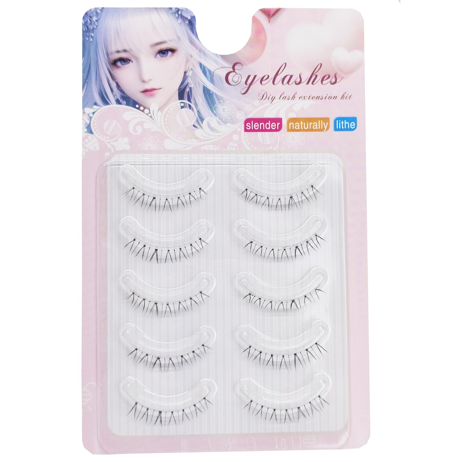 【送料無料】Bodermincerつけまつげ ナチュラル上まつげ 3D A06 人気 手作り 女優ま ...