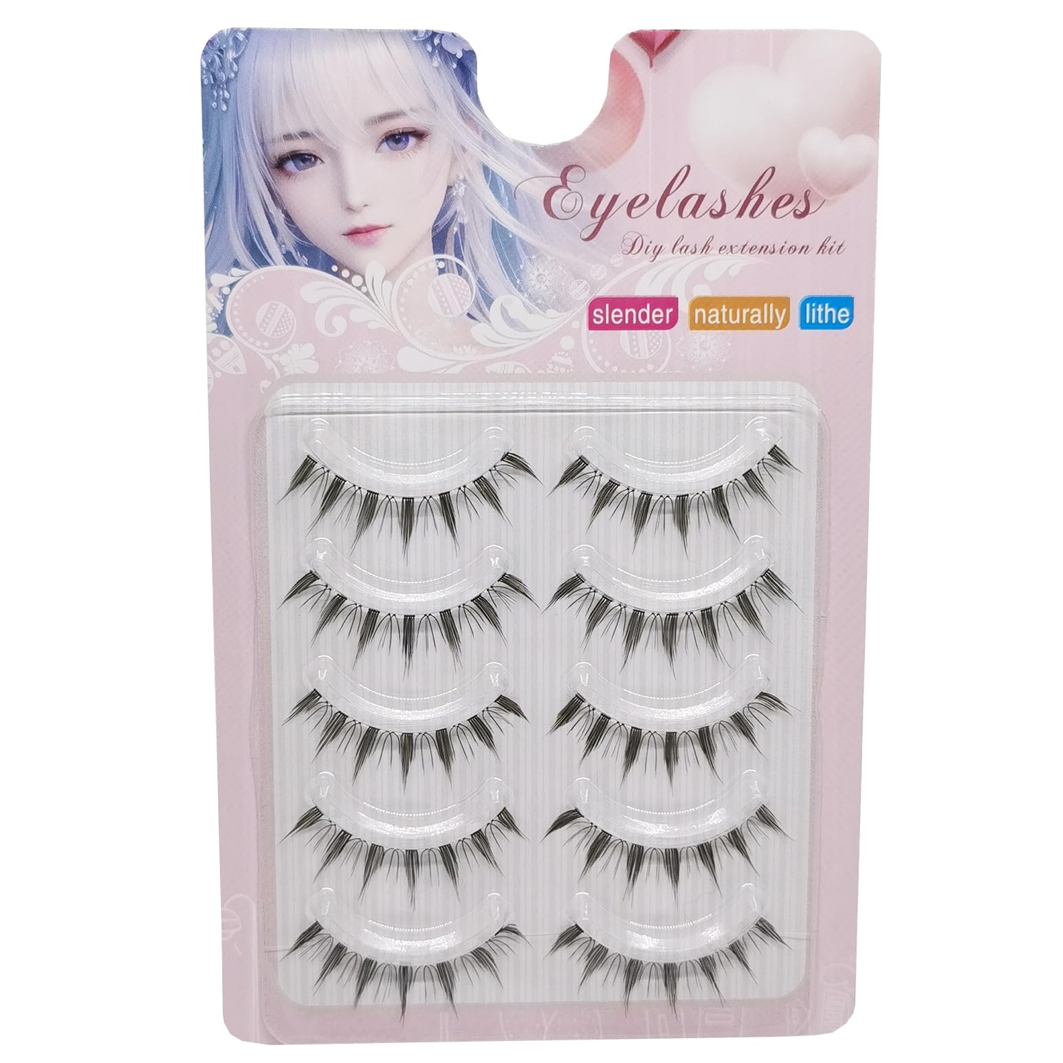 【送料無料】Bodermincerつけまつげ ナチュラル上まつげ 3D A8 人気 手作り 女優まつ ...