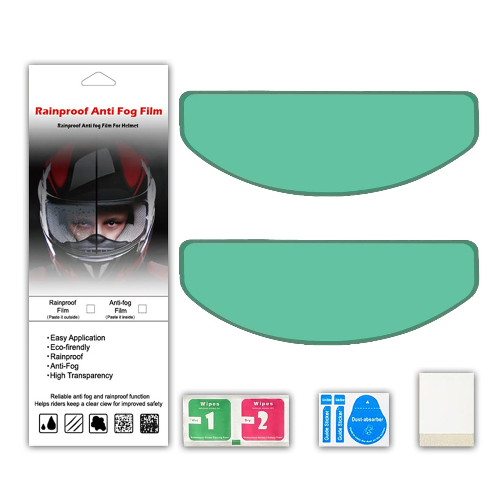 【送料無料】ZeniMart ピンロックシート 曇り止めシート ヘルメット 曇り止め くもり止め バイク ヘル..