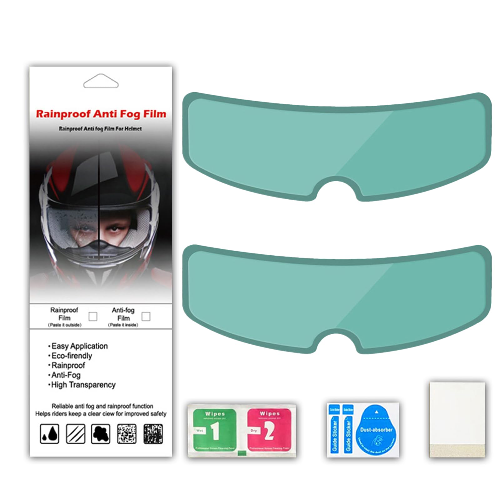 【送料無料】ZeniMart ピンロックシート 曇り止めシート ヘルメット 曇り止め くもり止め バイク ヘル..