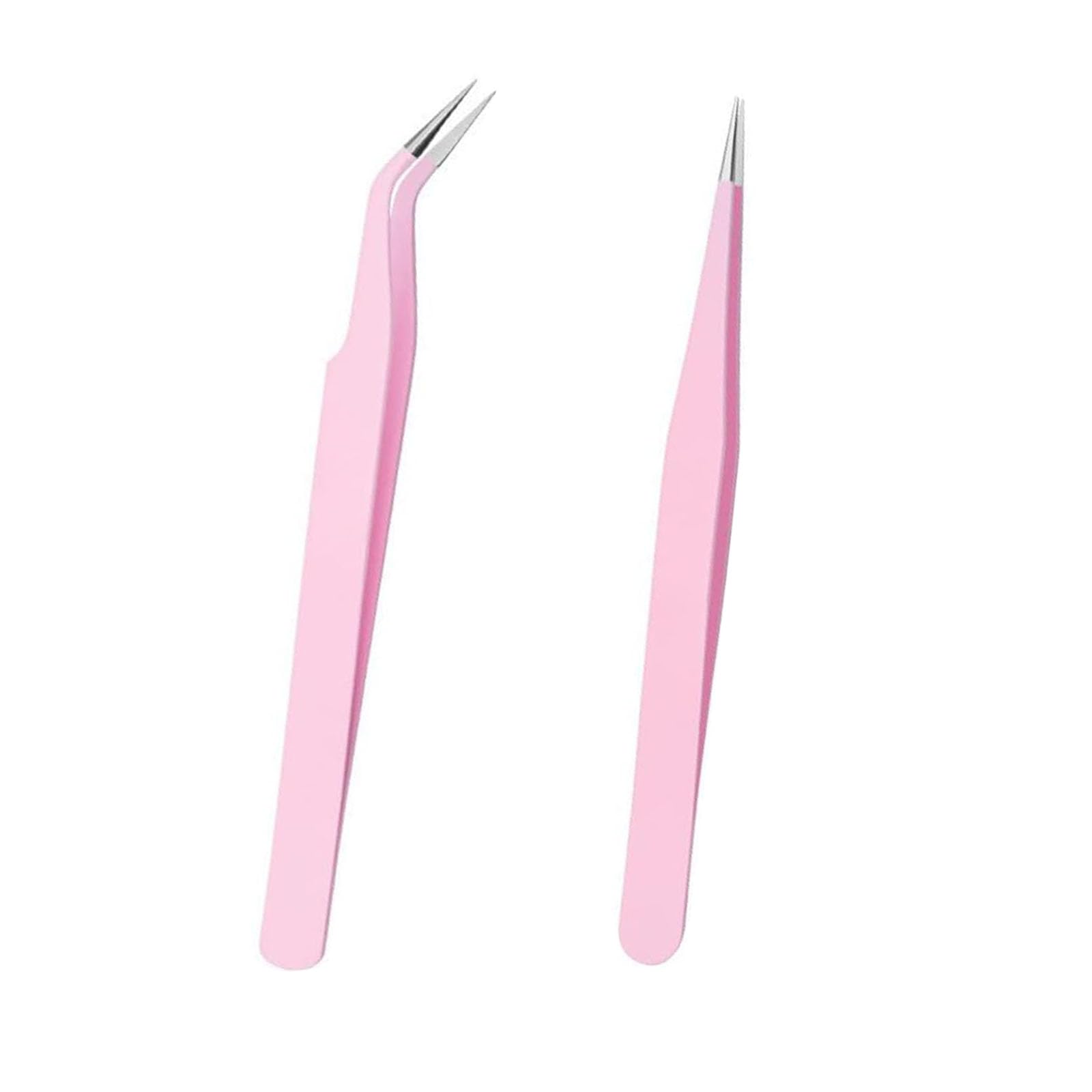 【送料無料】LUYING 束感まつ毛 ピンク ストレート ステンレス 細かい 作業 つけまつ毛 睫毛 ...