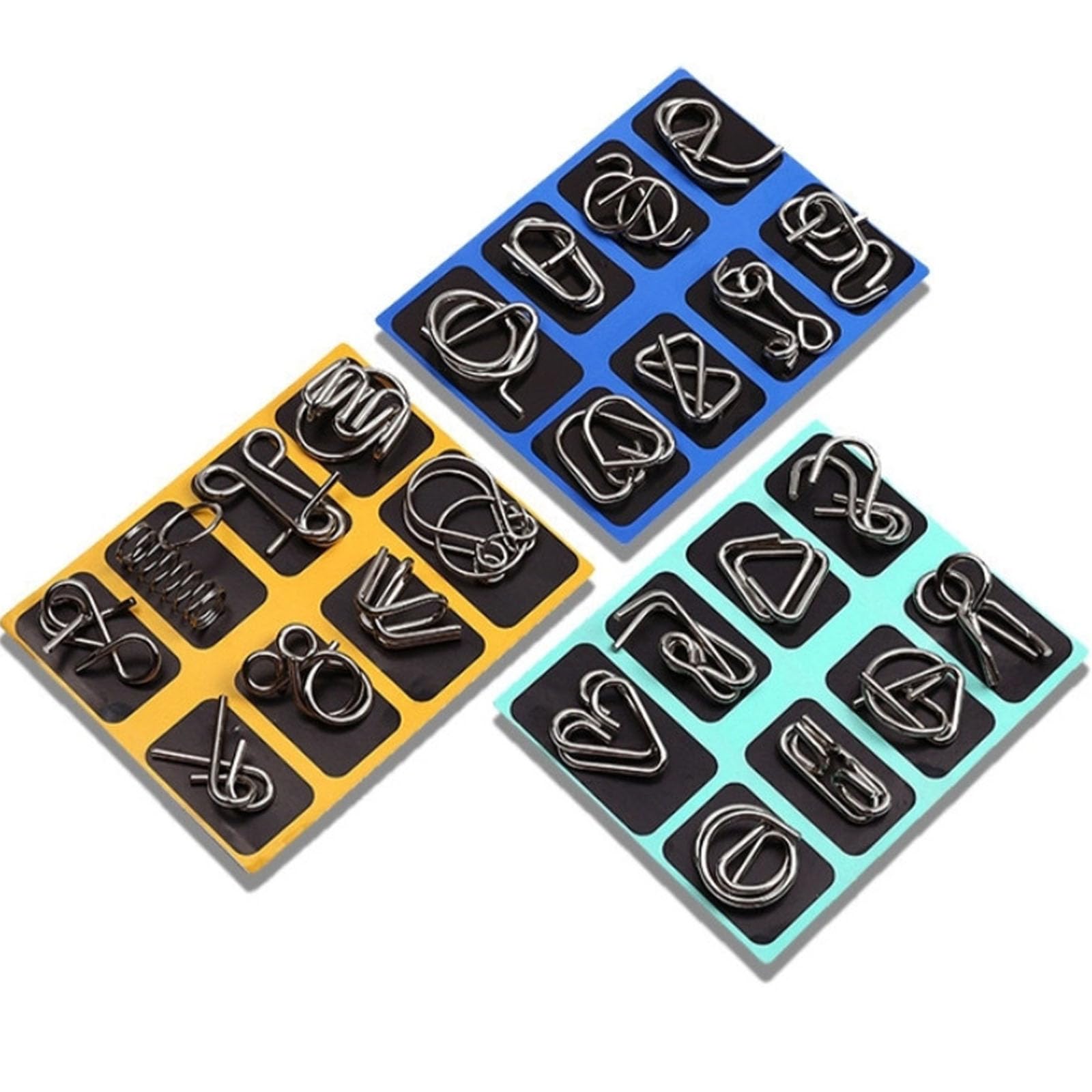 【送料無料】LUYING 知恵の輪 大人 子供 謎解き 知育 おもちゃ ミステリーリング 九連環に挑戦 チャイ..