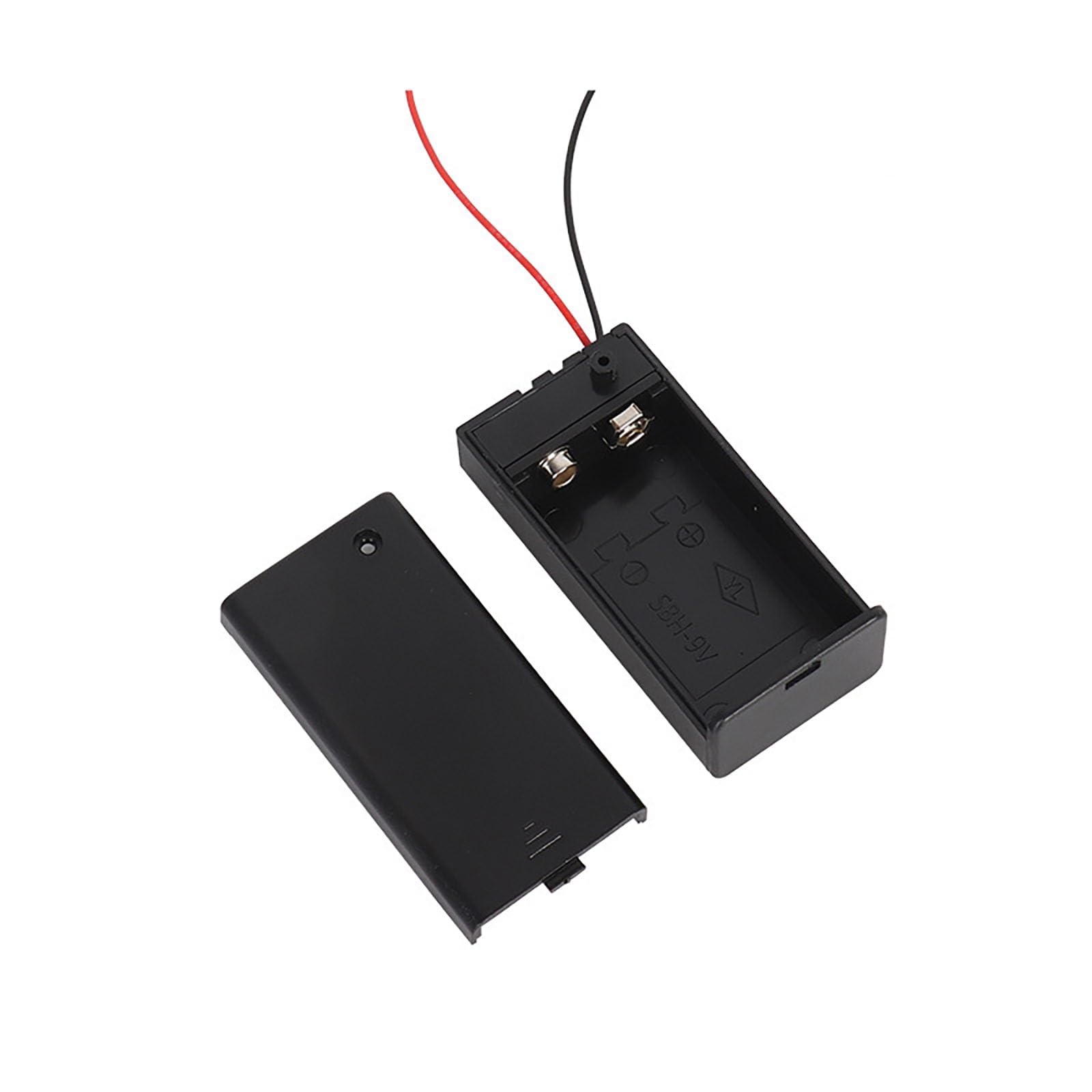 【送料無料】【LUYING】9v 電池ボックス スイッチ付き スイッチ付き リード線付き 電池ホルダー (1個)