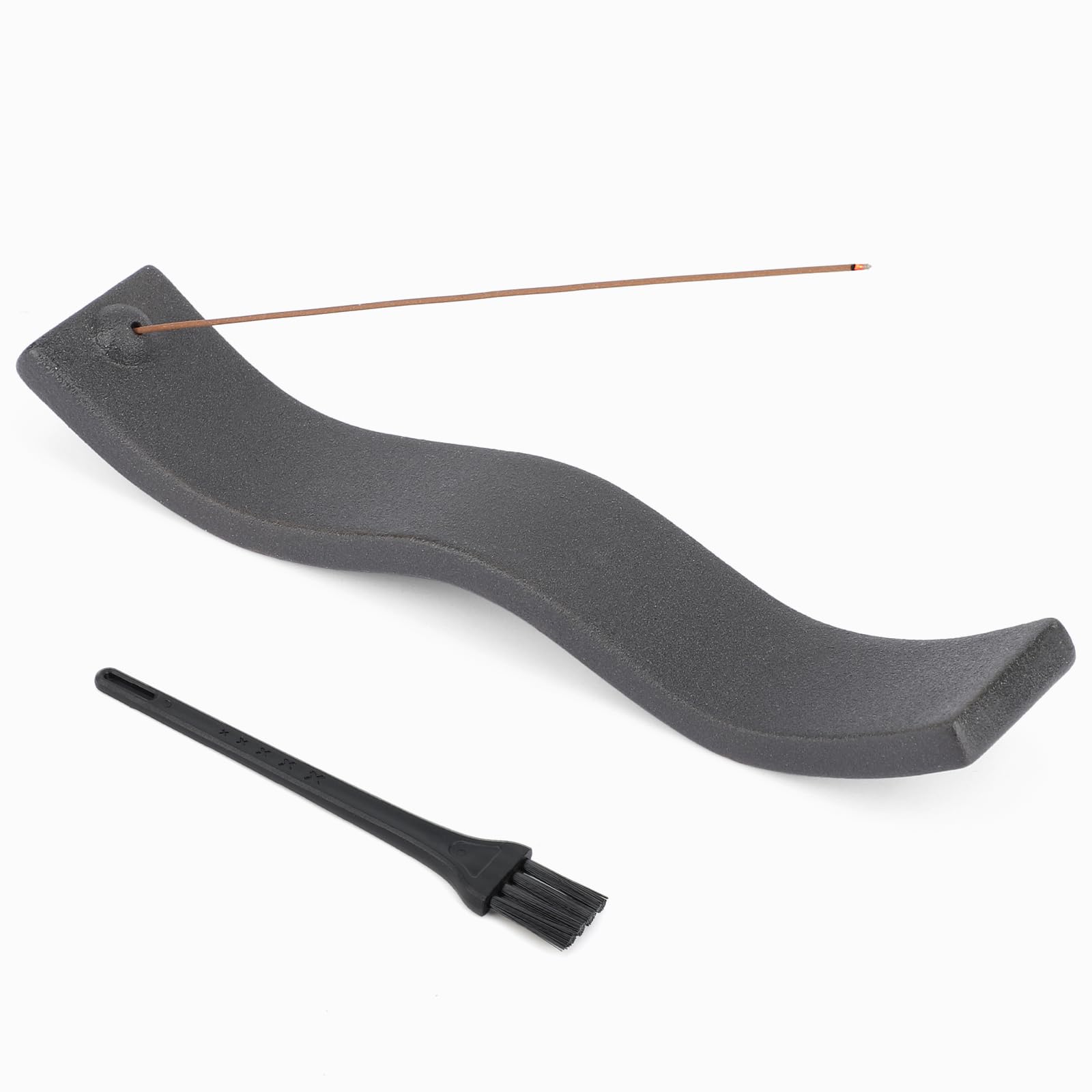 【送料無料】Segarty お香立て 灰がこぼれない ウェーブ型 陶器製 お線香立て 横置き お香スタンド 香炉 気の浄化 疲労軽減 ストレス緩和 集中力 ヨガの練習 茶道 瞑想 お香 皿 香皿 線香立て ミニ おこうたて お香立て おしゃれ 北欧