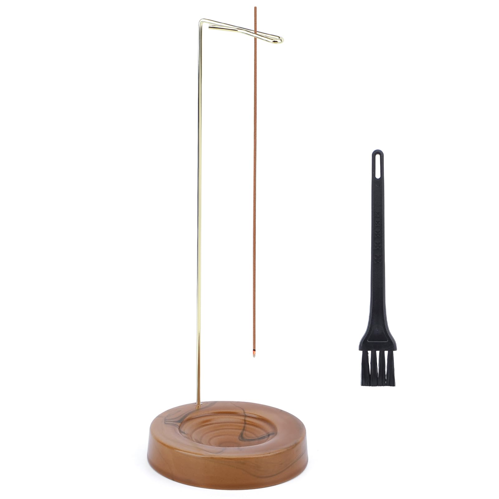 【送料無料】Segarty お香立て 吊り下げタイプ 線香立て 陶器台座 耐高温 箒付き 掃除簡単 灰が飛び散らない お香 皿 癒やし香炉 おしゃれ 北欧風 ヨガ 瞑想リラックス 睡眠 和室 玄関 どんな場所に似合う