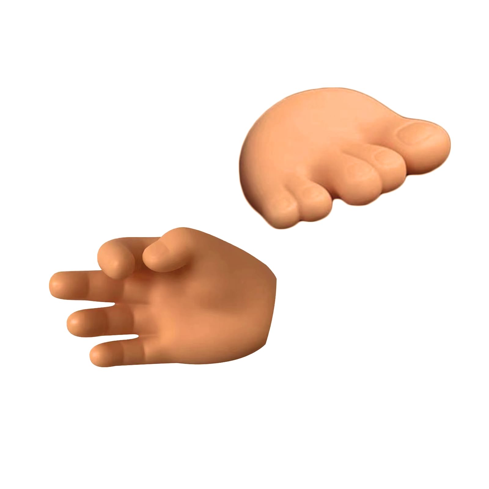 【送料無料】wowjimi 車載メガネクリップ おもしろい 指 足の指 車用収納 データ線収納 取り付け簡単 ..