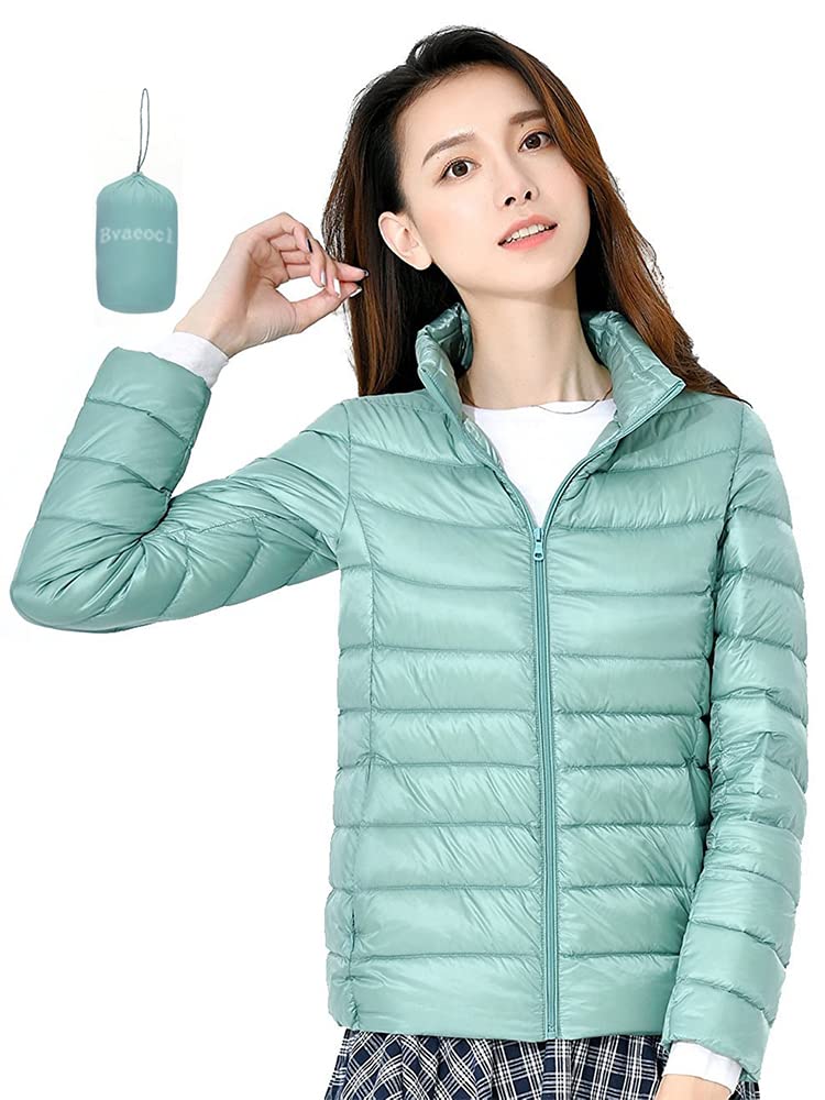 【送料無料】Bvaeocl ダウンジャケット レディース ウルトラライト ダウン コート ライトダウン 軽量 防風 防寒 暖かい 収納袋付き 秋冬 BV48 (...