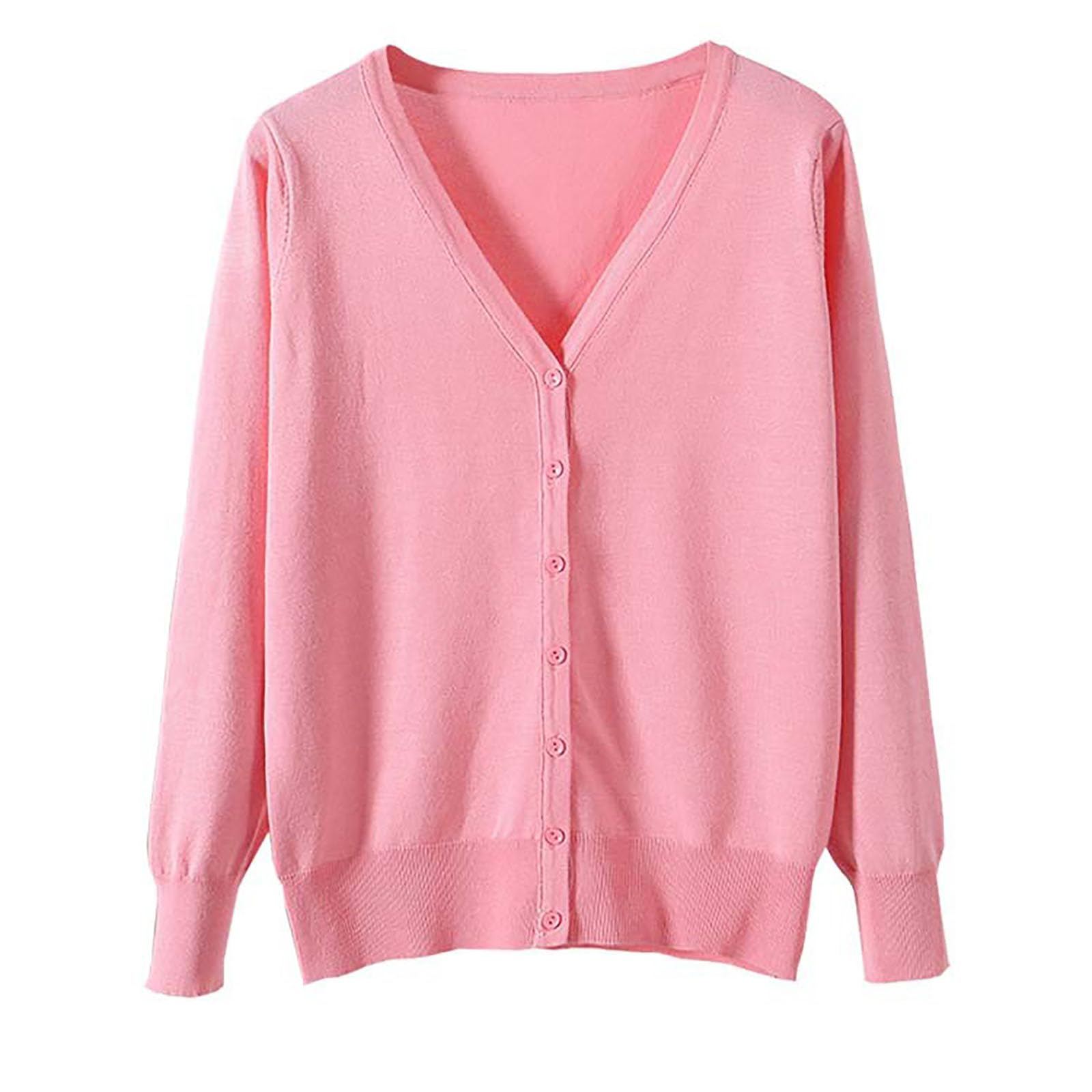 【送料無料】zuevi カーディガン レディース Vネック セーター ニット 長袖 無地 春秋冬