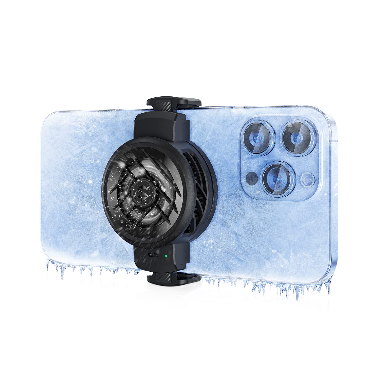 【送料無料】スマホ 冷却ファン USB給電式 3秒急速冷却 熱対策 伸縮式 静音 小型 原神 FGO 荒野行動 ス..