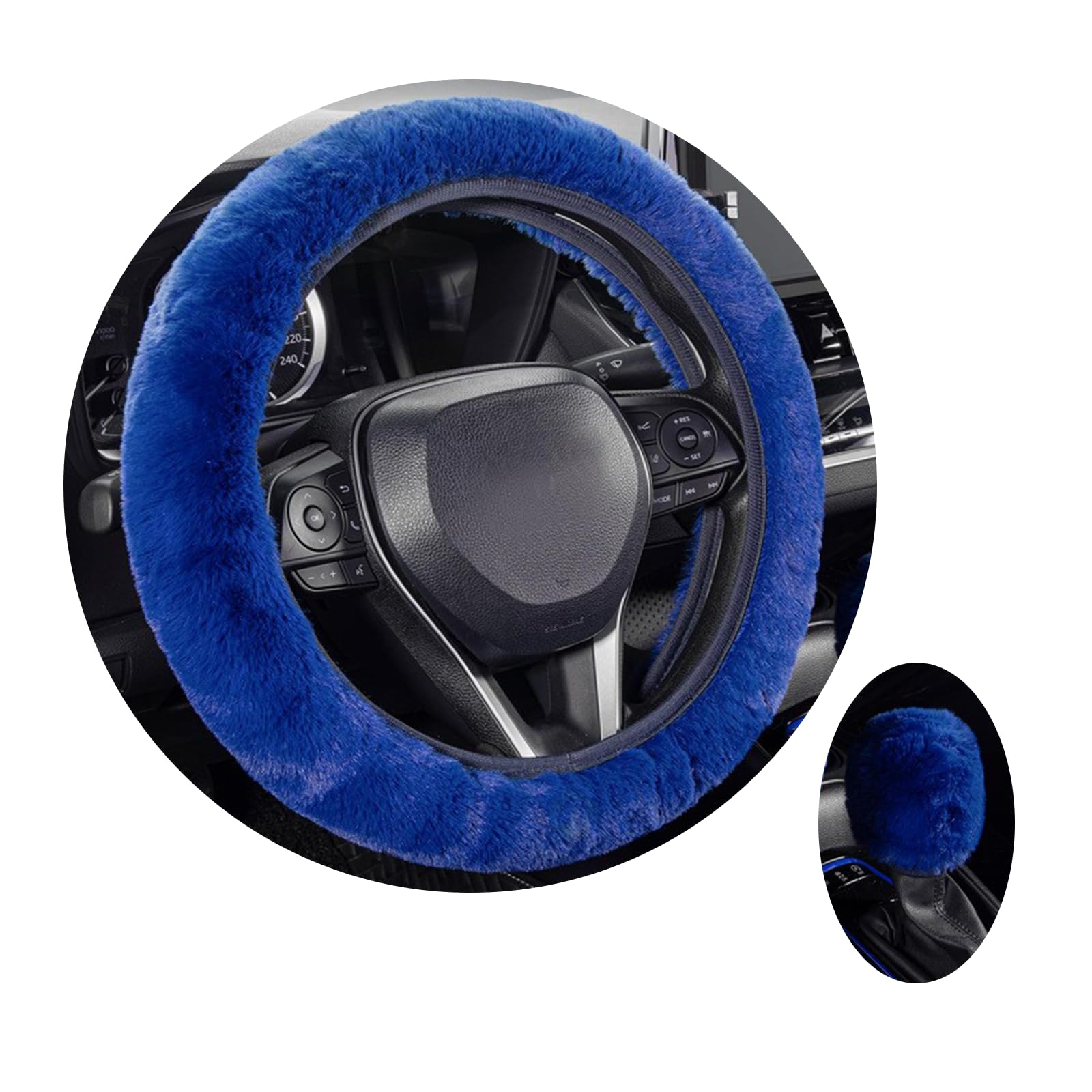 【送料無料】wowjimi ハンドルカバー 2点セット 軽自動車 汎用 カー用品 自動車 汎用 ステアリングカバ..