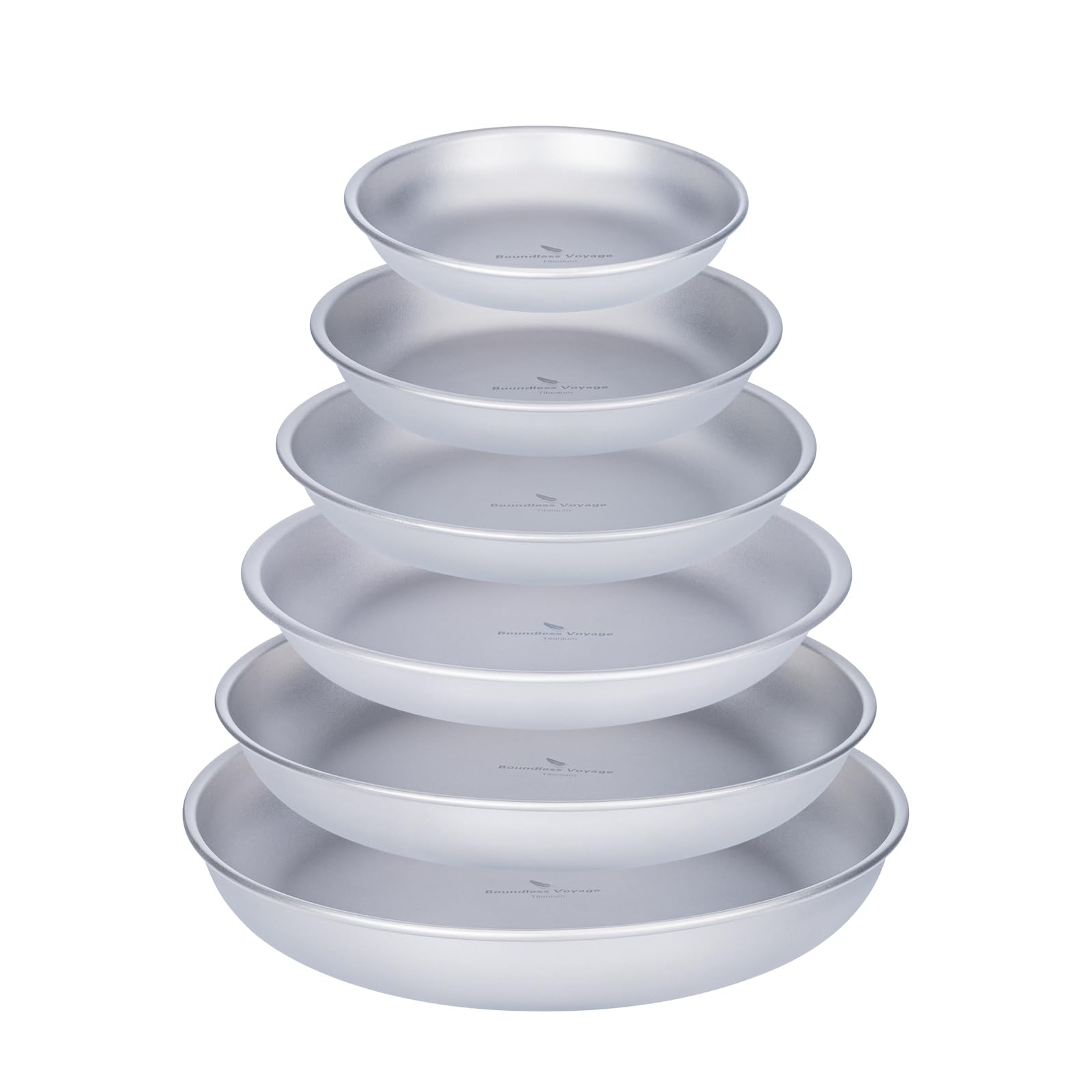 【送料無料】Boundless Voyage チタンプレート キャンプ皿 食器 割れない 錆びない 軽量 アウトドア 登..