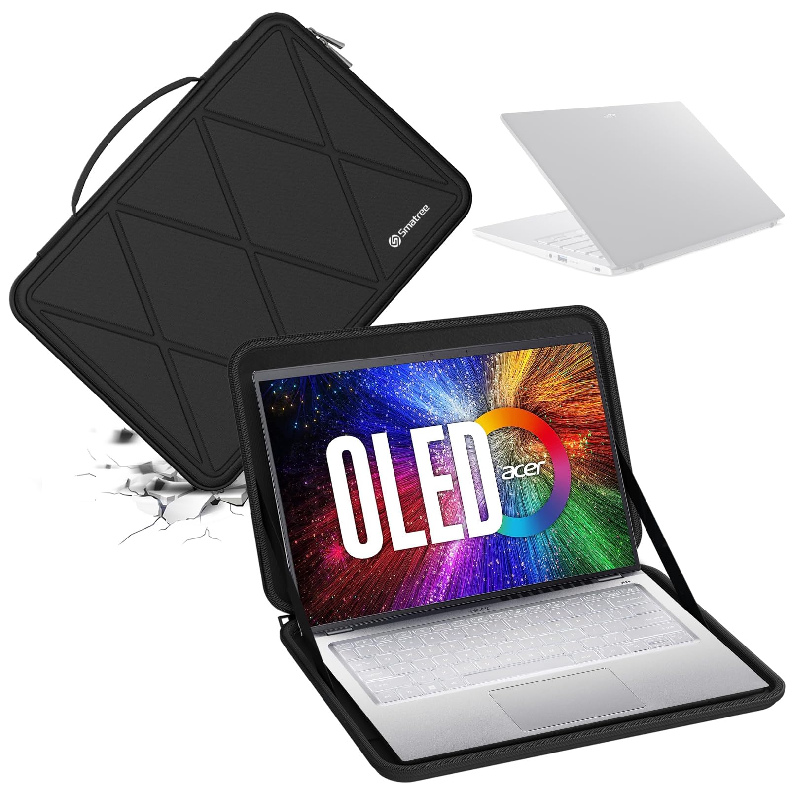 【送料無料】Smatree ハードEVA保護スリーブケース 14インチ Acer Swift 3 OLEDノートパソコン-SF314-7..