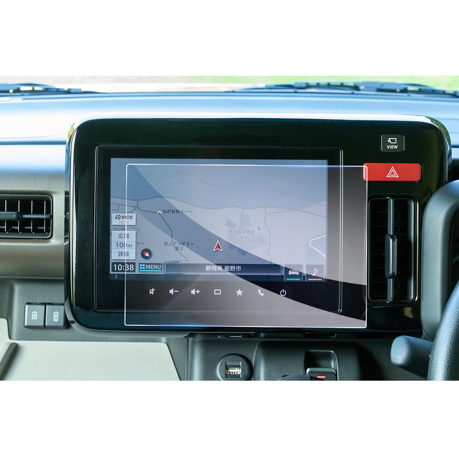 【送料無料】【GAFAT】スズキ スペーシア/スペーシアカスタム/スペーシア ギア MK54S/MK94S型 3代目 新型 9インチ R5~現行 スペーシア 9インチナビ 保護フィルム カーナビ保護フィルム ガラス 車用液晶保護フィルム スペーシア ギア 9インチ ナビ 専用ガラスフィルム 9H