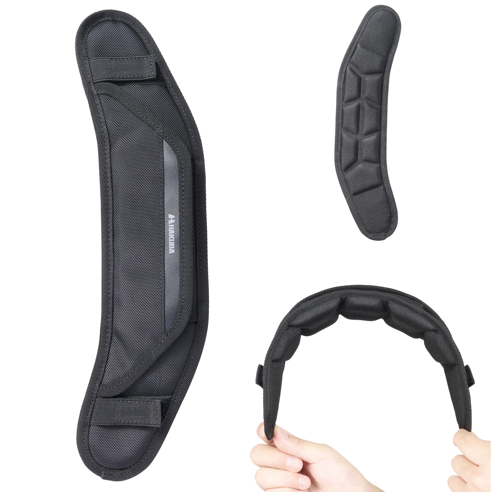 【送料無料】ハクバ HAKUBA カメラバッグアクセサリー 3Dフォームショルダーパッド KSP-3DF01 3D成型フォームパッドが荷重を分散、肩への負担を軽減 4977187374834