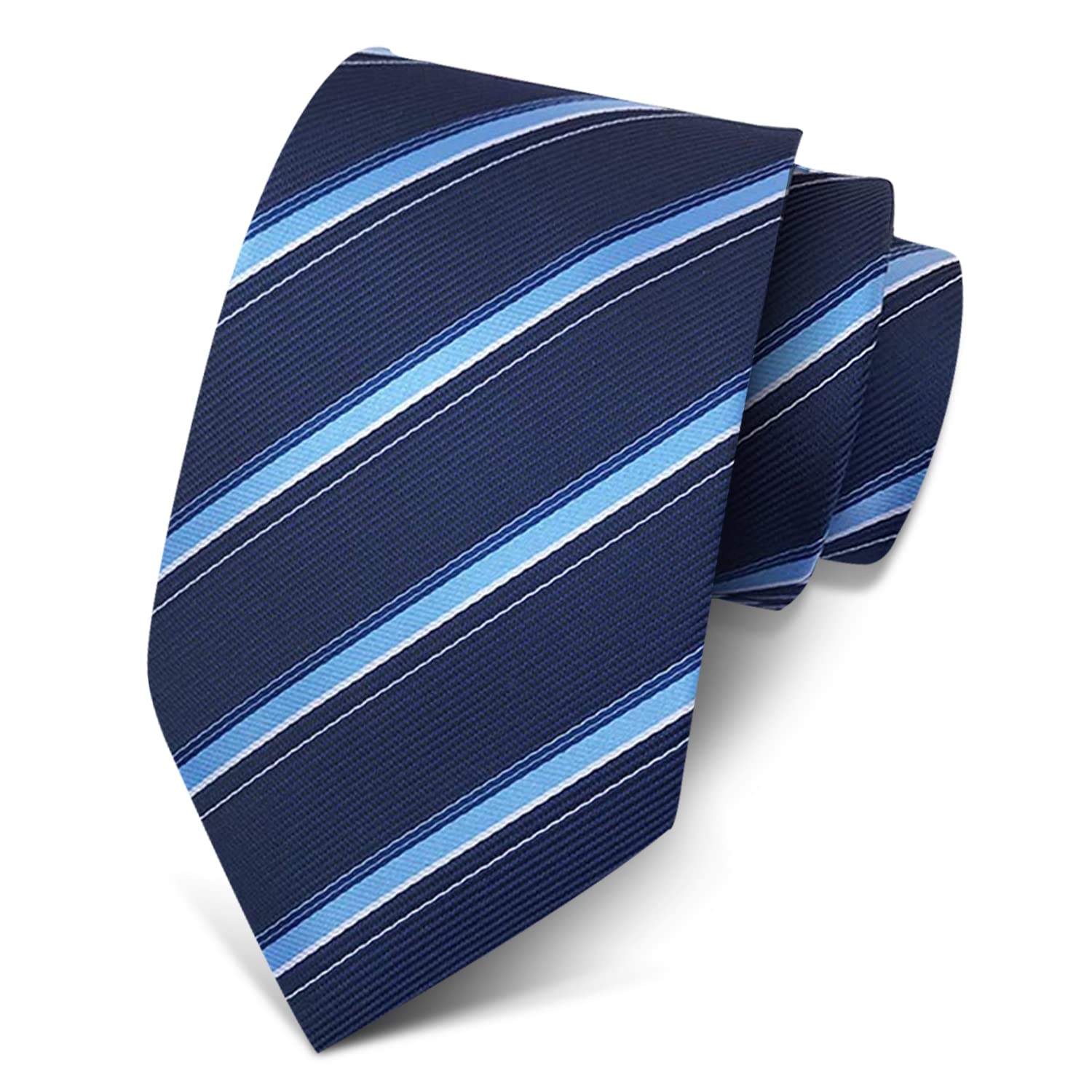 【送料無料】[メンデンス] ネクタイ 紺 青 ストライプ ネイビー ブルー シルク フォーマル 結婚式 ウォッシャブル ビジネス ブランド プレゼント メンズ おしゃれ 柄 洗濯 成人式