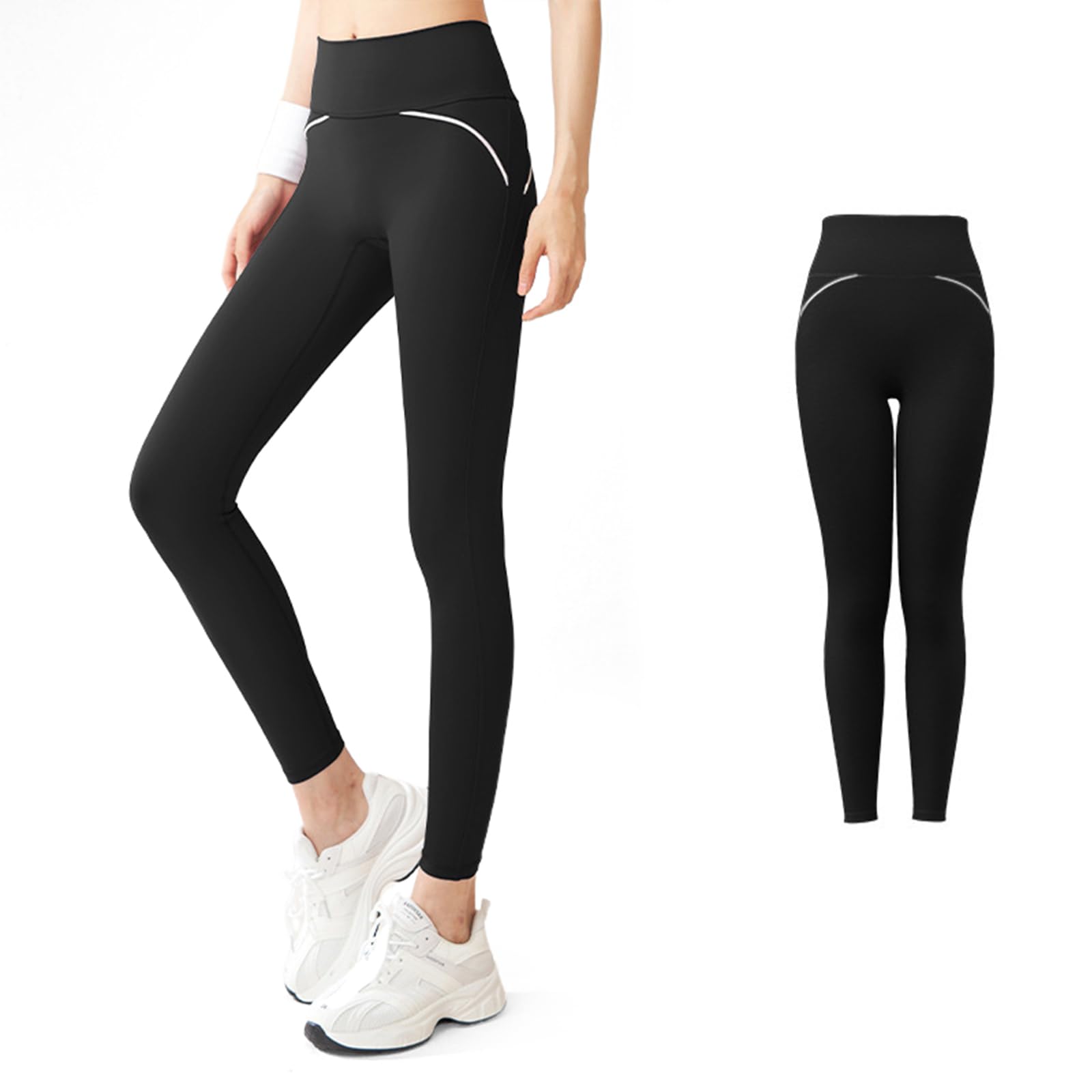 【送料無料】[Karsaer] ヨガパンツ レディース 9分丈 ハイウエスト スポーツタイツ 美尻効果＆細見え 吸湿速乾 高伸縮性 ヨガウェア トレーニングウェア ジム/ランニング/フィットネス用 S～XL 3色展開A0034