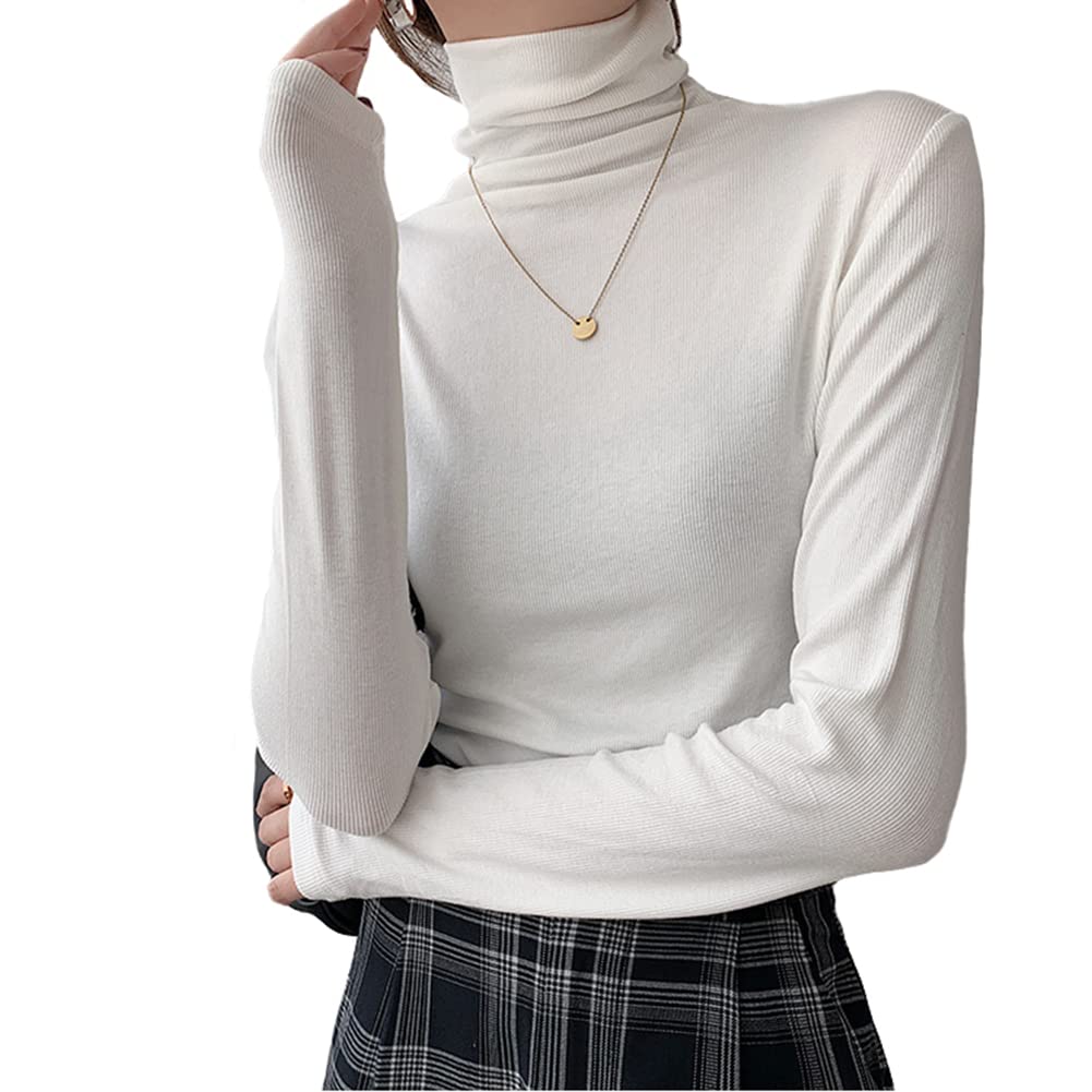 【送料無料】[Bolan　Verl] 裏起毛 薄手 カットソー レディース 長袖 インナー トップス タイト 長袖 ..