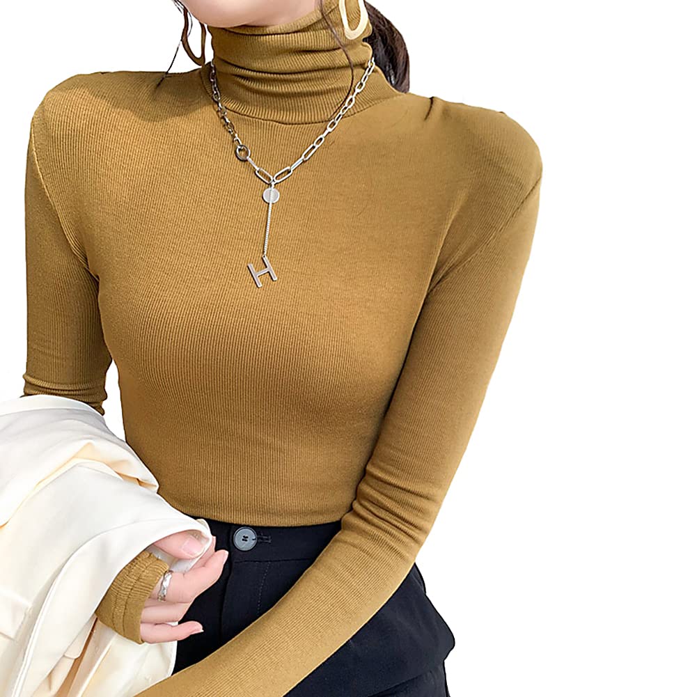 【送料無料】[Bolan　Verl] 裏起毛 薄手 カットソー レディース 長袖 インナー トップス タイト 長袖 ..