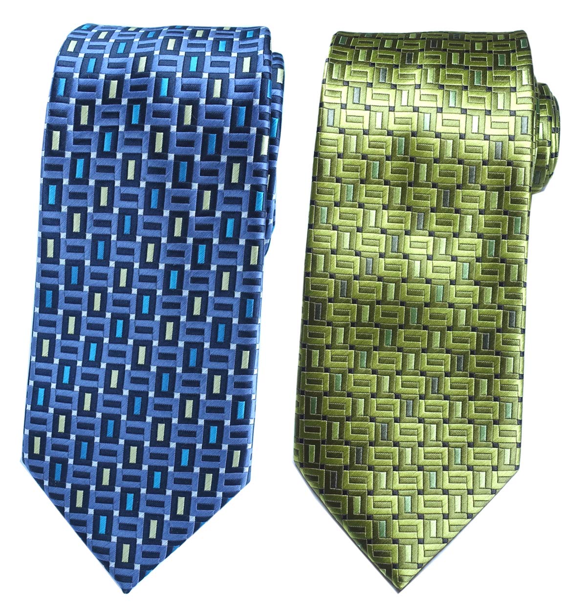 【送料無料】[Towergem] 超ロング2本セット紳士ネクタイ織ジャカードXLネクタイ160CM