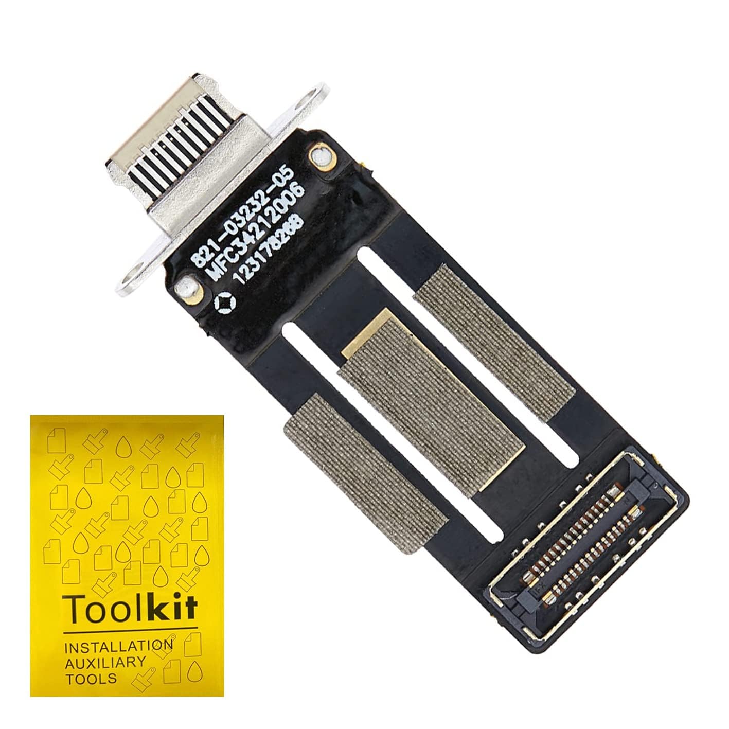 【送料無料】TPhaelay iPad Mini 6第6世代A2567 A2568 A2569 と互換性のあるDockコネクタ 充電ポート交換用フレックスケーブル2021 8.3インチ(ホワイト)