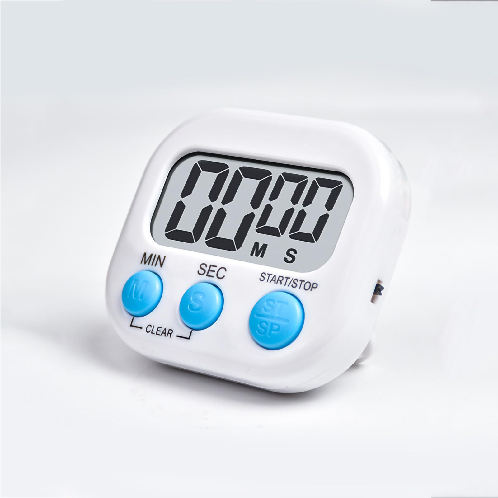 【送料無料】[ALLVD] キッチンタイマー、カウントダウン/アップ機能、大音量、大画面液晶、最大9 ...