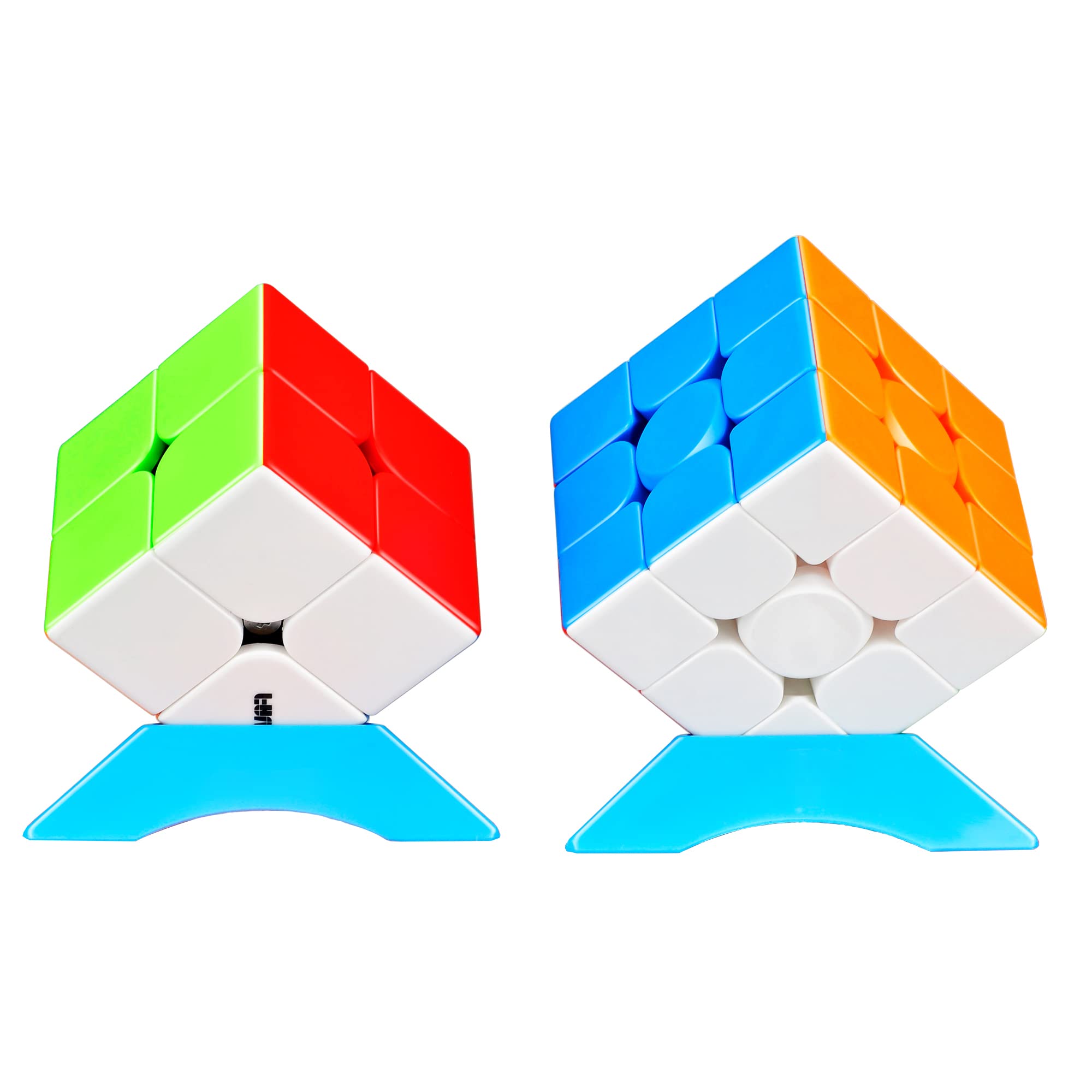 【送料無料】マジックキューブ ステッカーレス 3x3x3 魔方 競技用キューブ 立体パズル 回転スムーズ プロ向け 達人向け 知育玩具 (競技用版) (セット2個)