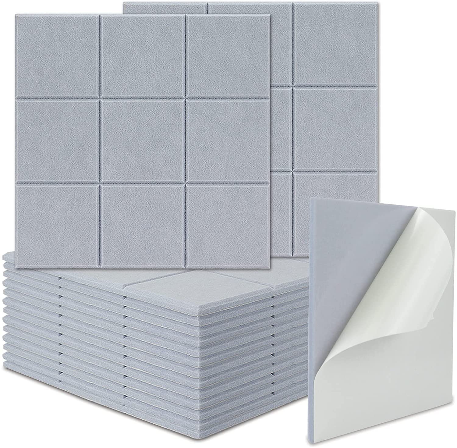 【送料無料】YOUTALLY 吸音材 壁 吸音ボード 防音材 (縦30cm×横30cm ×厚さ0.9 ...