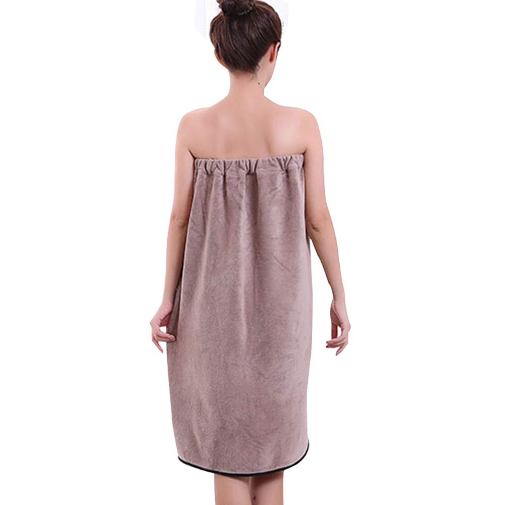 【送料無料】Tibemi ラップタオル 大人用 レディース マイクロファイバー バスタオル 無地 和風 薄い ..