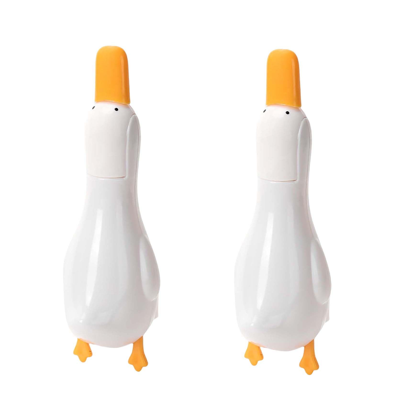 【送料無料】Tibemi 汚れ掃除用クリップ 2個セット多機能クリーニングツール ABS素材 かわいいアヒルの..