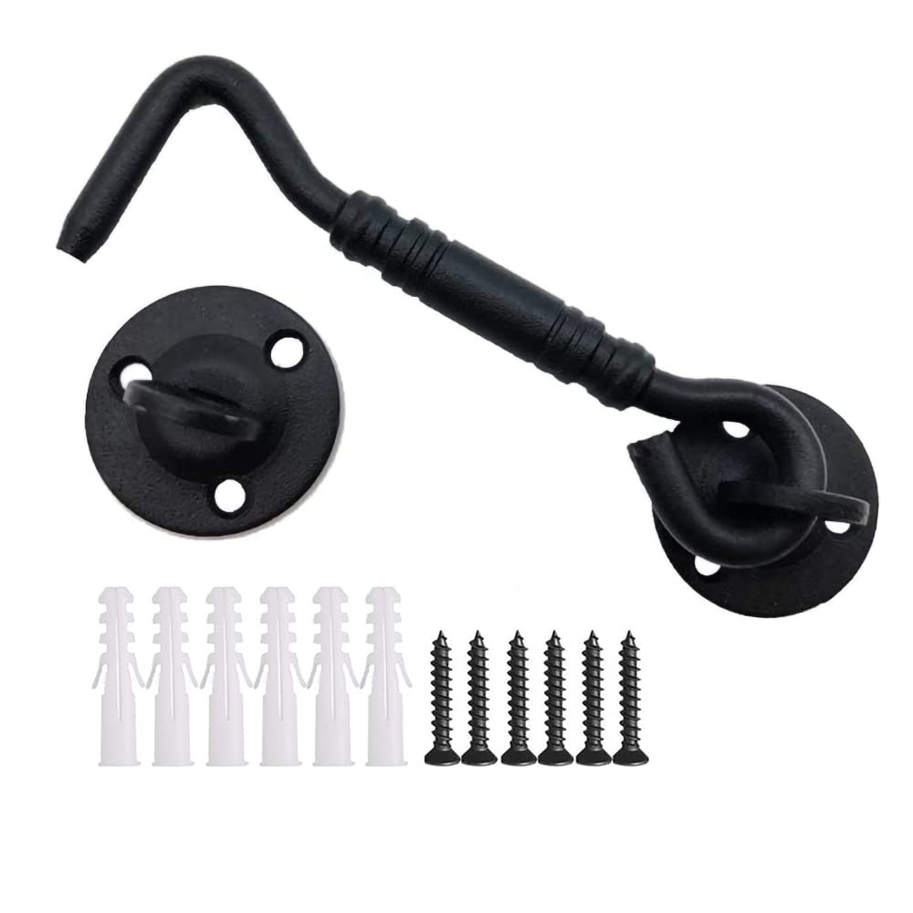 【送料無料】Hymyily 引き戸 かぎ 扉 止め金具 フック ゲートラッチ 強化された スライドド ...