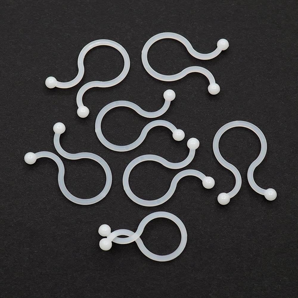 【送料無料】Hymyily 100個 園芸 クリップ 支柱 接木 つる 園芸用便利クリップ 誘引 結 ...