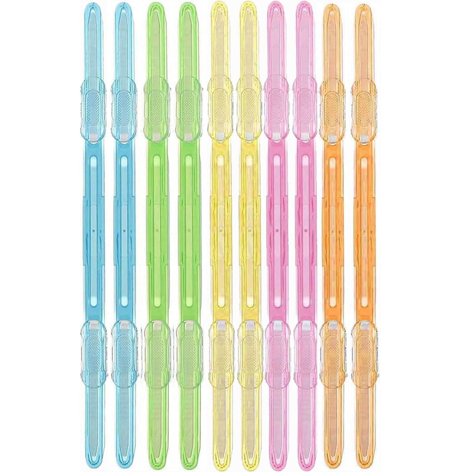 【送料無料】DEVENTORZ 書類とじ ペーパーファスナー 紙ファスナー 2つ穴 カラフル 書類ファスナー 使..