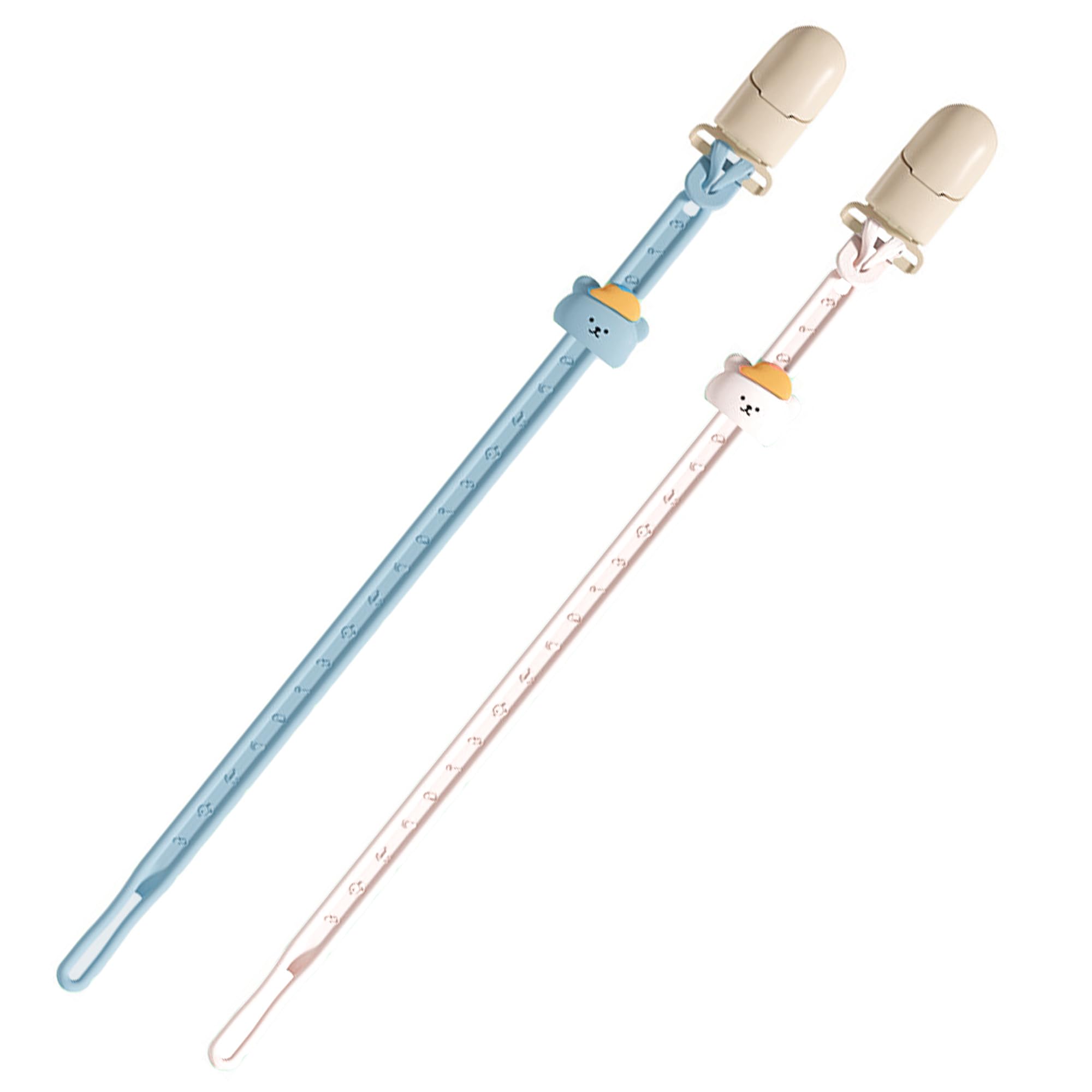 【送料無料】DEVENTORZ おしゃぶりホルダー 【軽量・柔らか】 2点セット シリコン おもちゃ ...