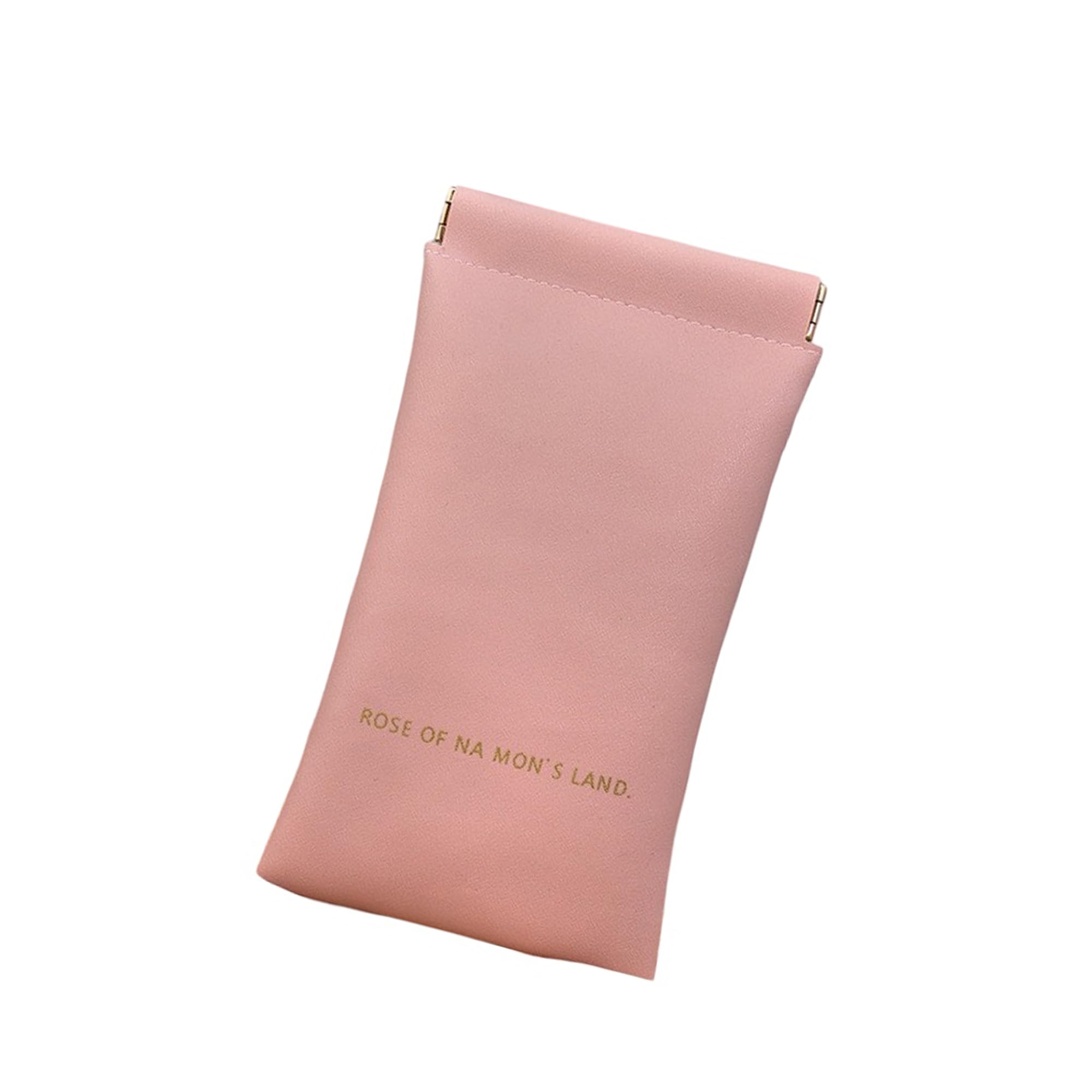 【送料無料】[DEVENTORZ] メガネケース ポーチ 小さめ 革眼鏡ケース ソフトケース スクイーズ トップ ..