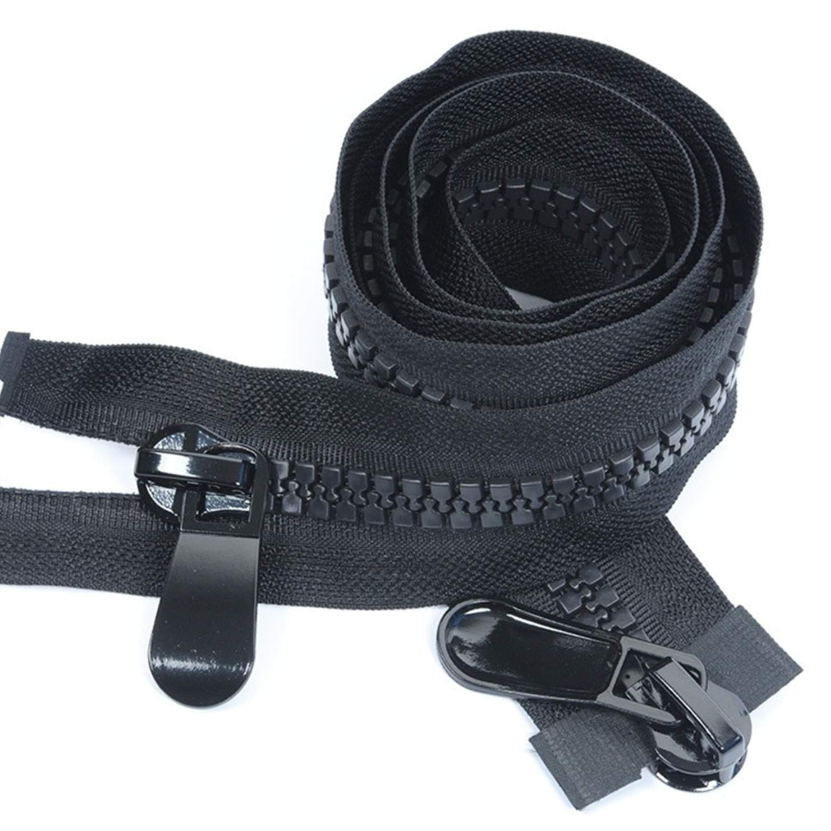 【送料無料】【Wdlife】ファスナー樹脂100cm #15ダブルジッパー 二方向引ける オープンフ ...