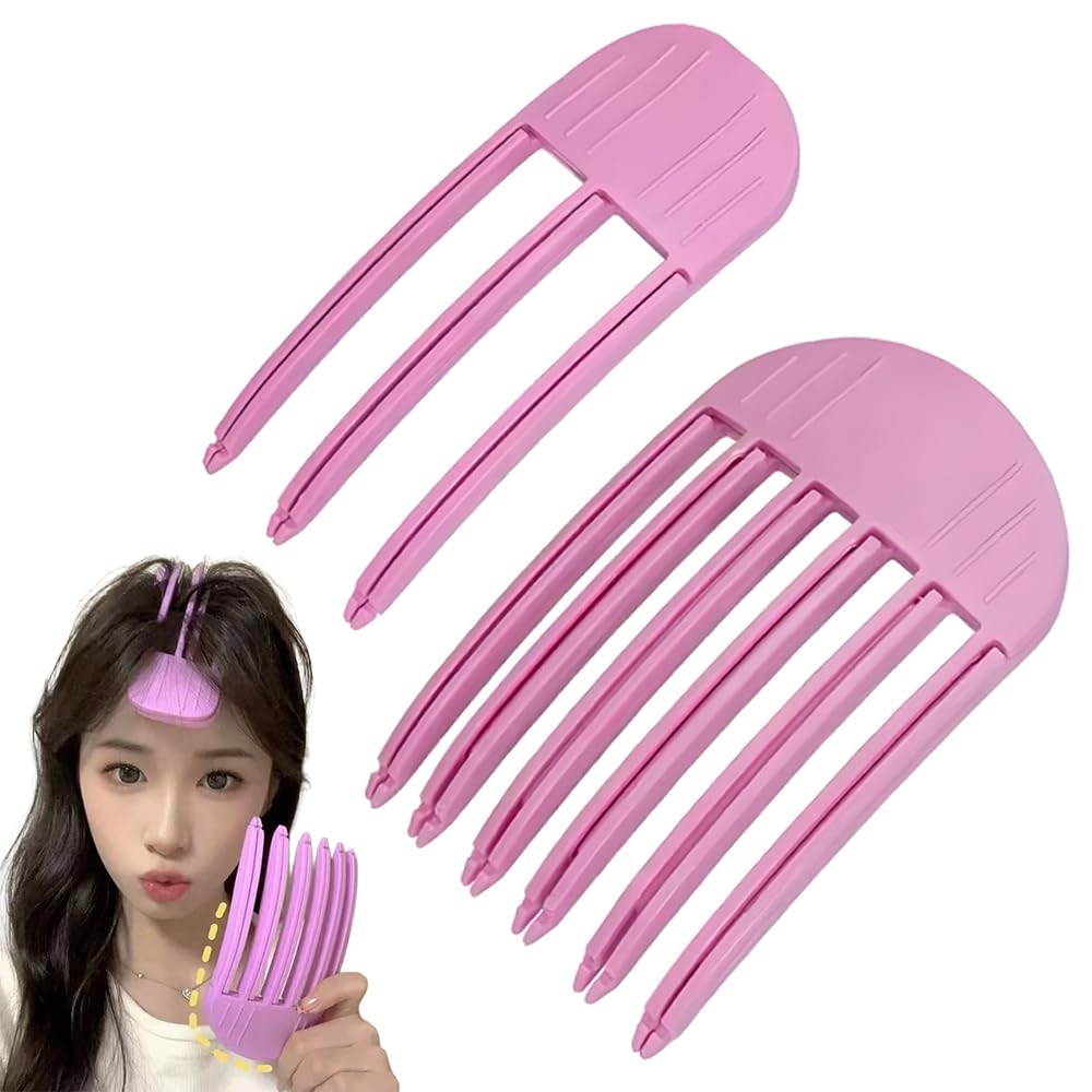 【送料無料】ZHSHXNGY 根元立ち上げクリップ 前髪たちあげクリップ ヘアカーラー2本セット ヘアピン ル..
