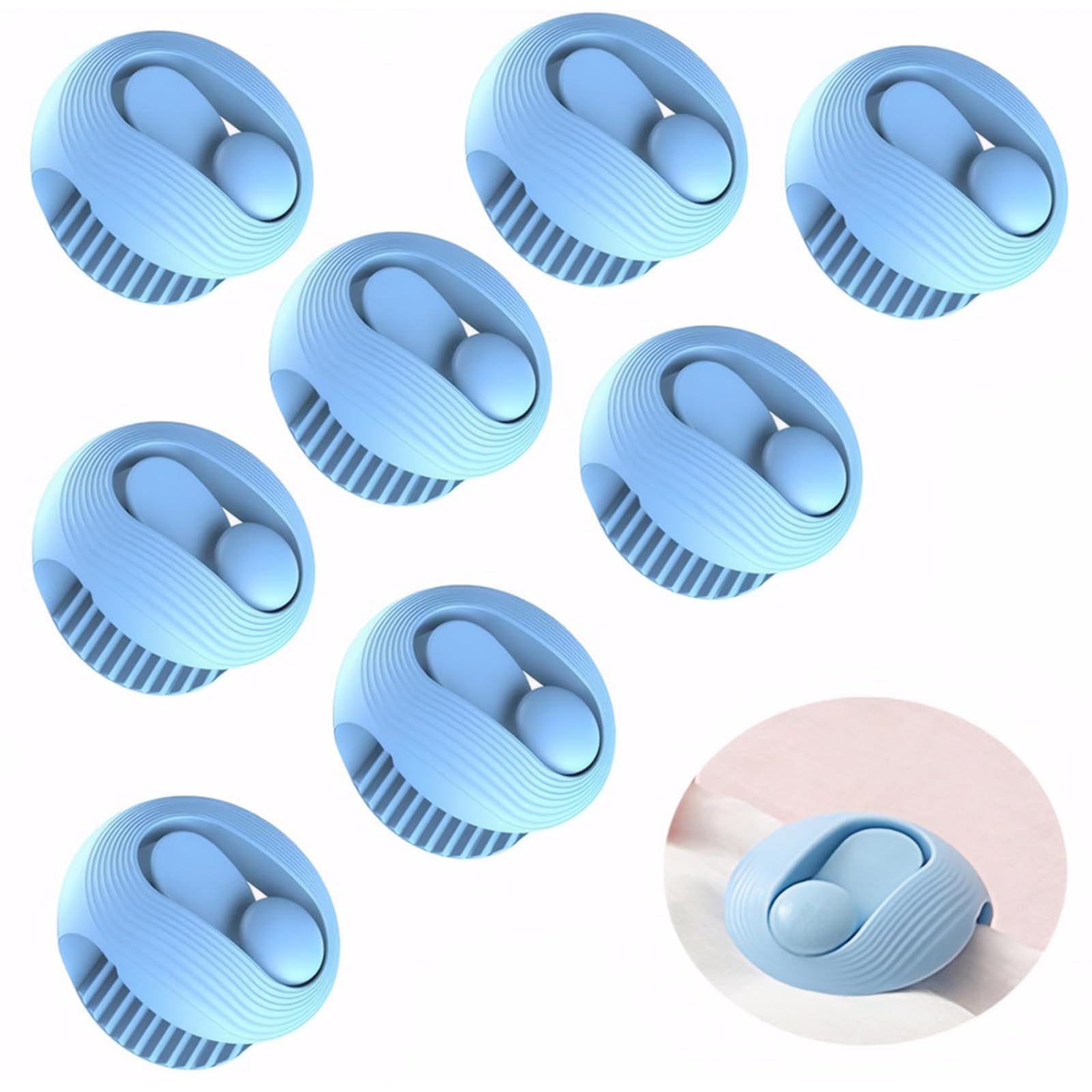 【送料無料】BLOOPIC 布団 クリップ ズレ防止 8個セット 強力 無針アンチシフ ブランケット ...